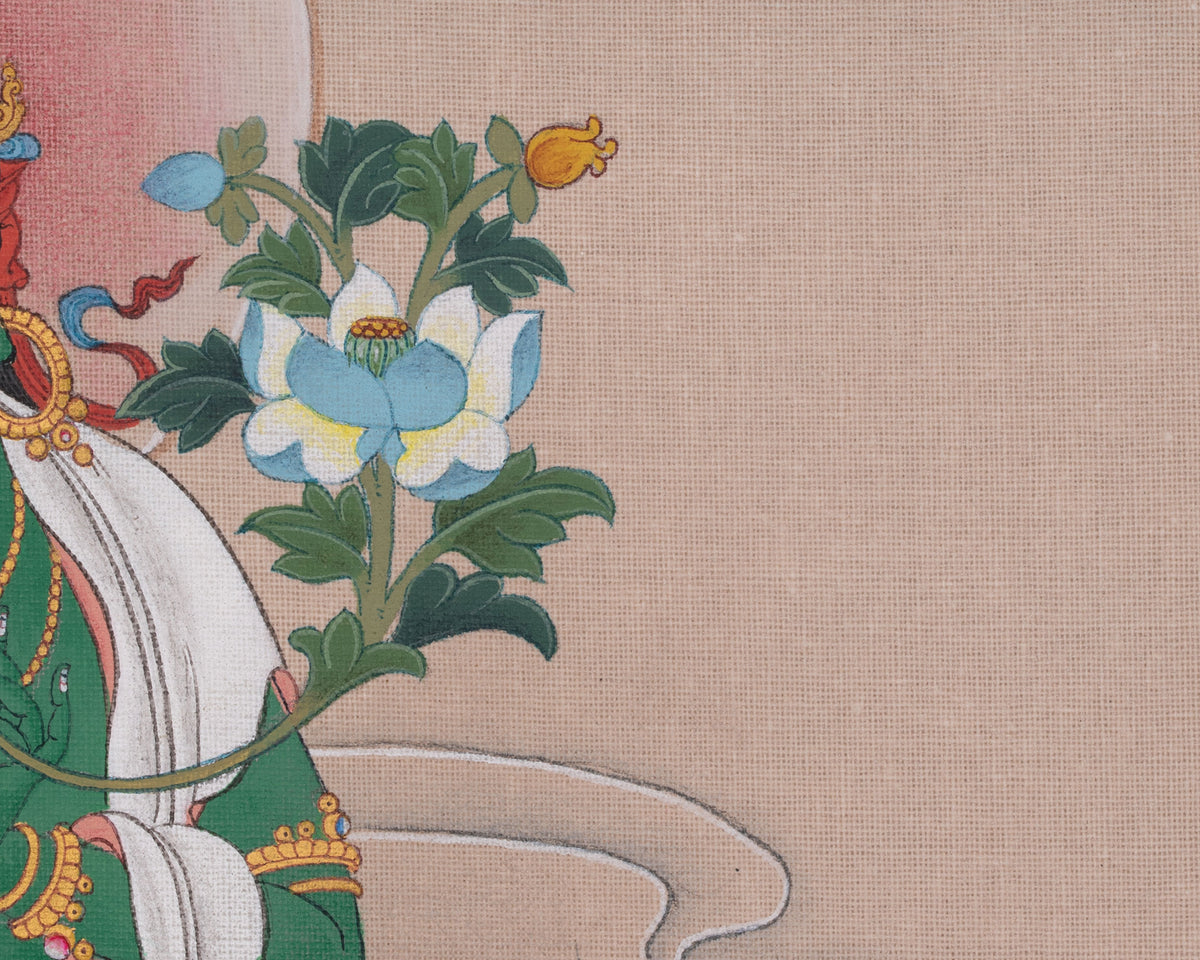 Green Tara Himalayan Thangka | Mother of Liberation | Swift Protection