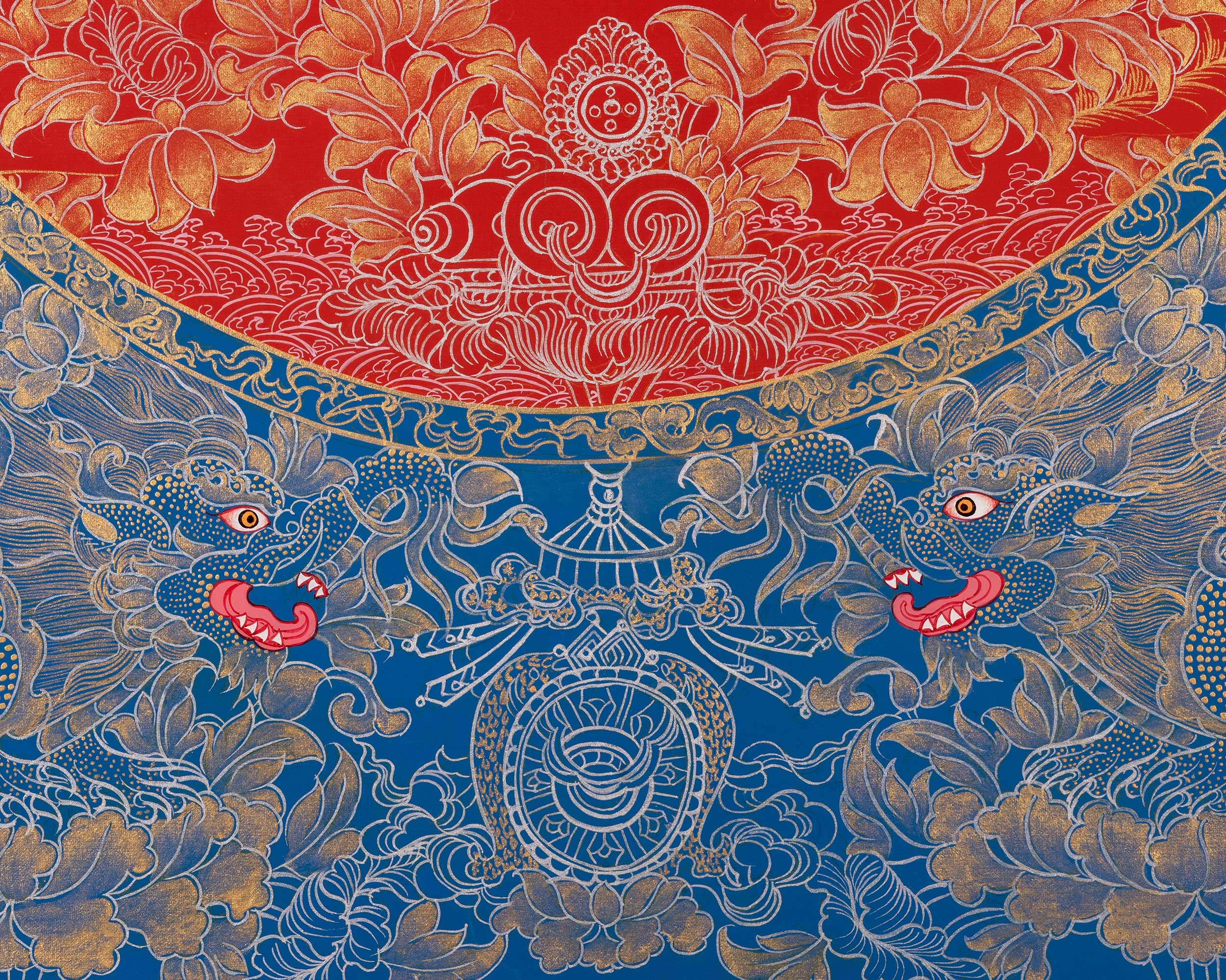 Buddha Shakyamuni Thangka | Religious Buddhist Painting | Wall Decors