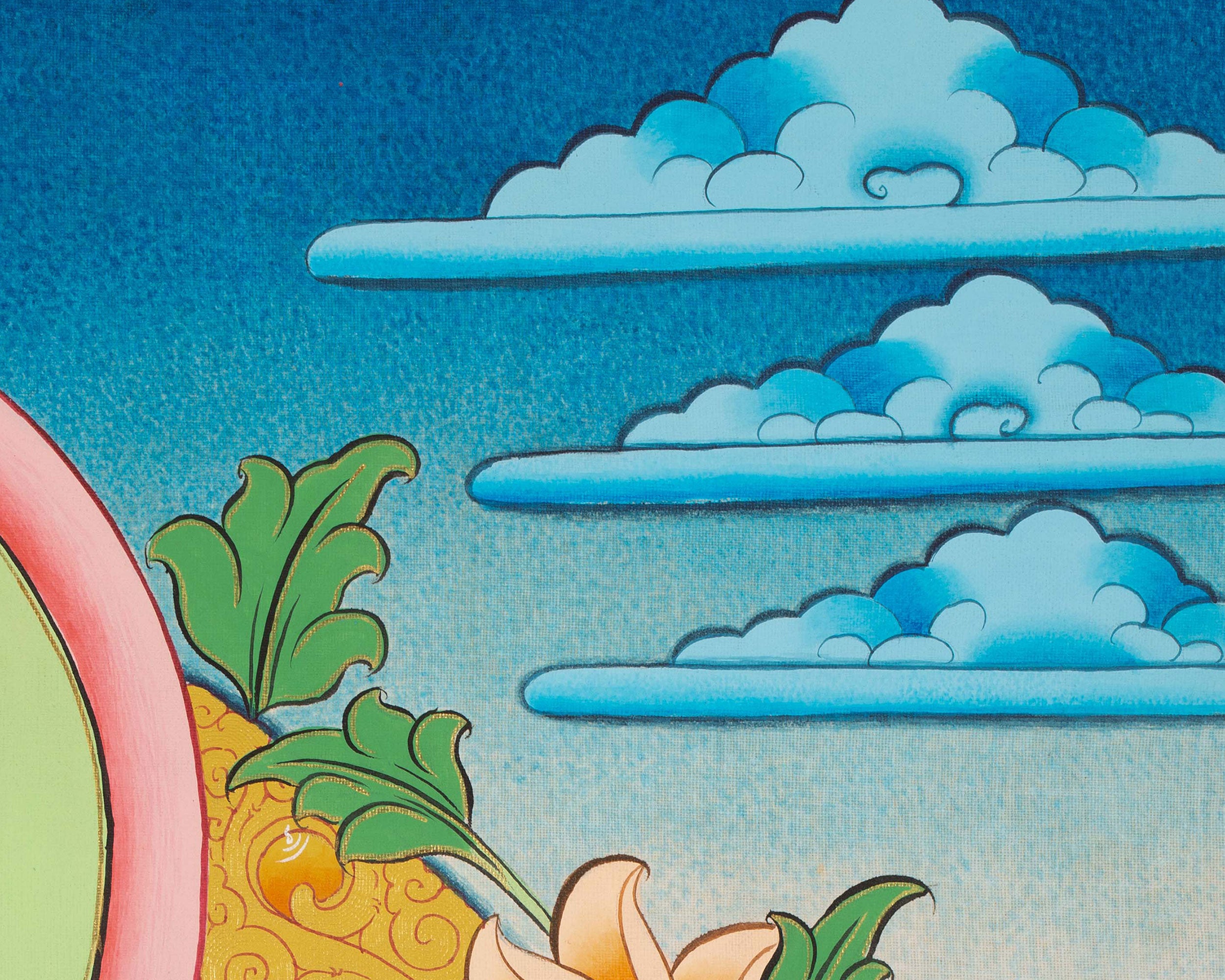 Traditional Chenrezig Thangka | Bodhisattva of Compassion and Protection