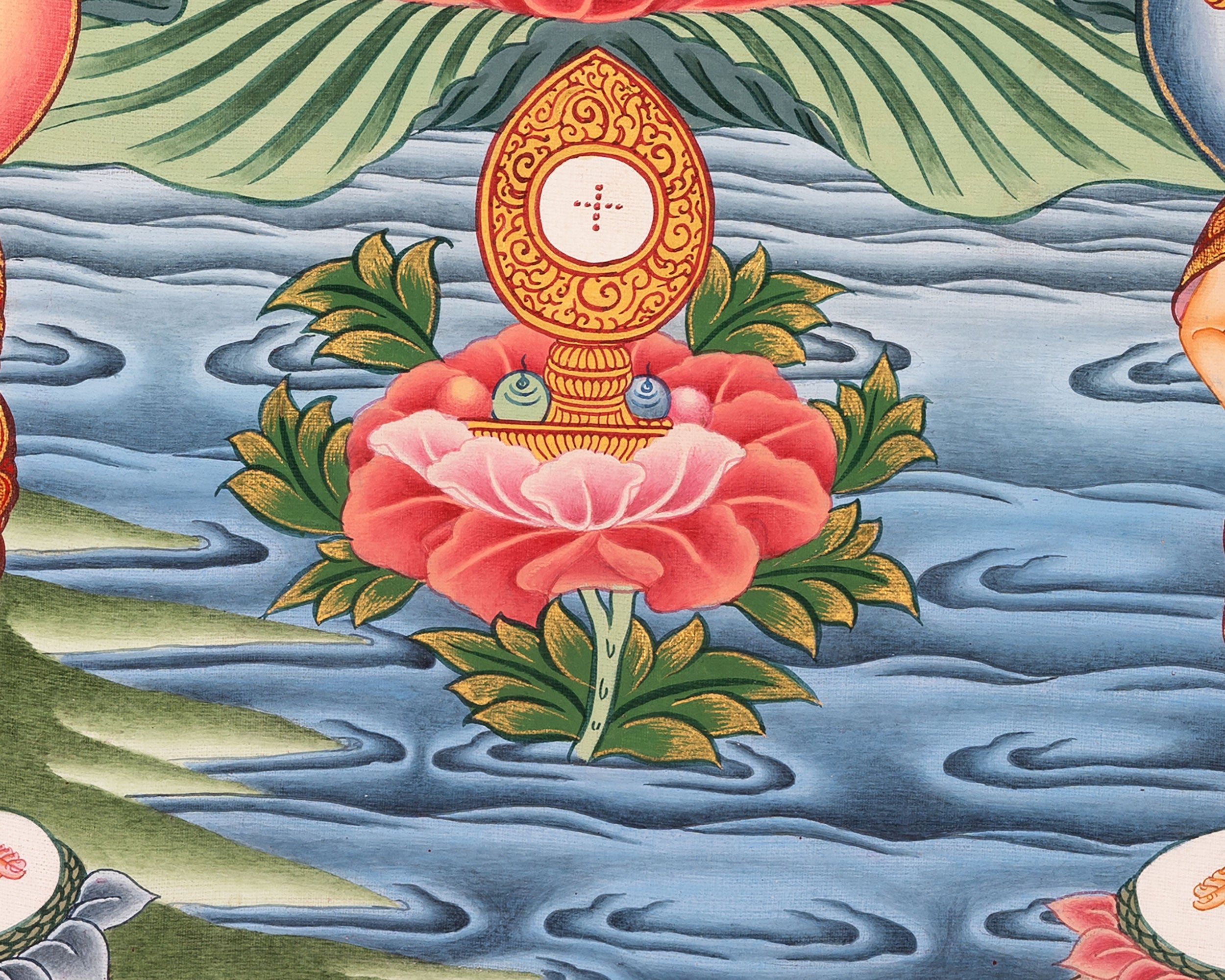 Bhaisajyaguru Thangka | Original Hand-Painted Tibetan Art