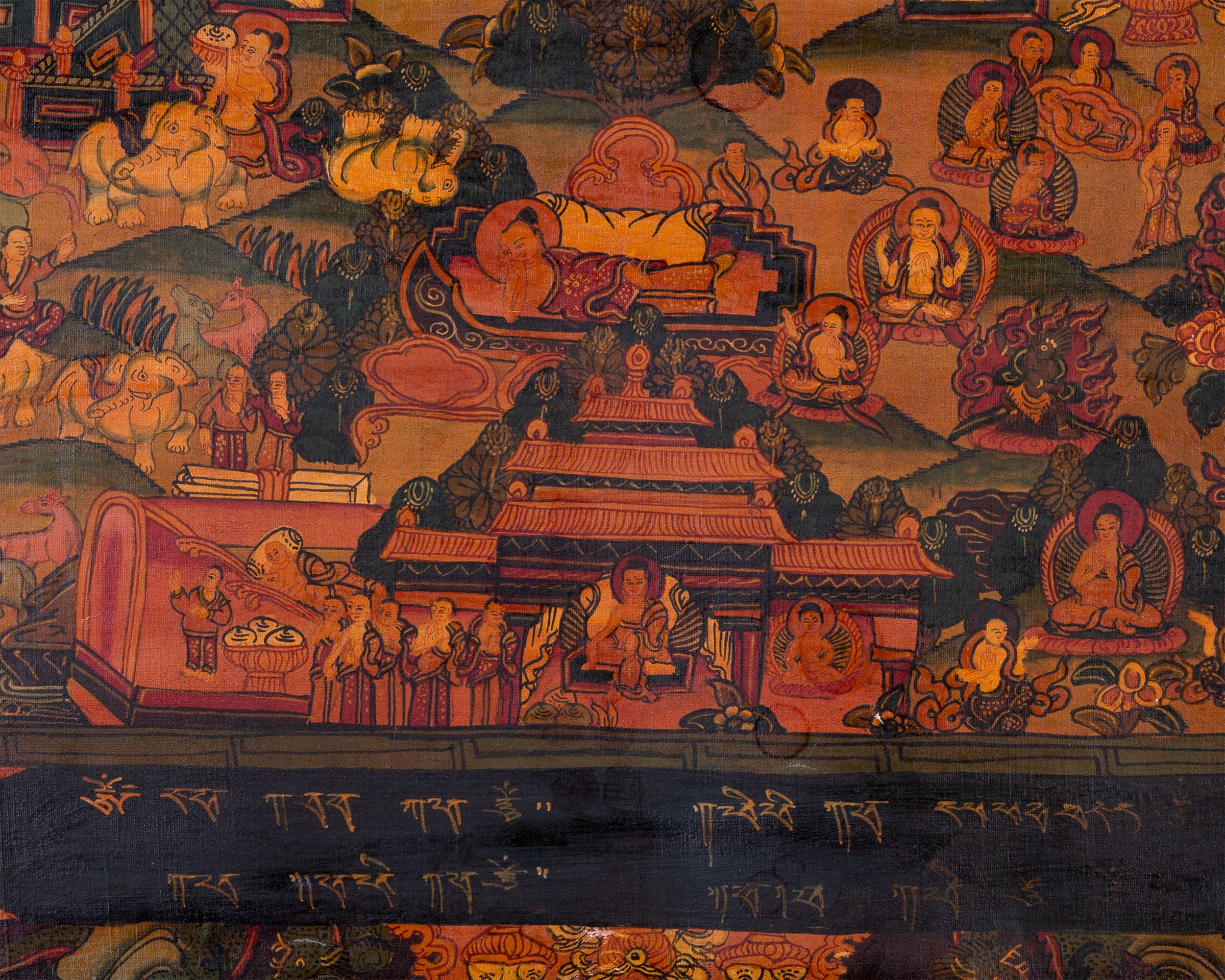 Buddhist Buddha Life Story | Religious Thangka | Wall Decors