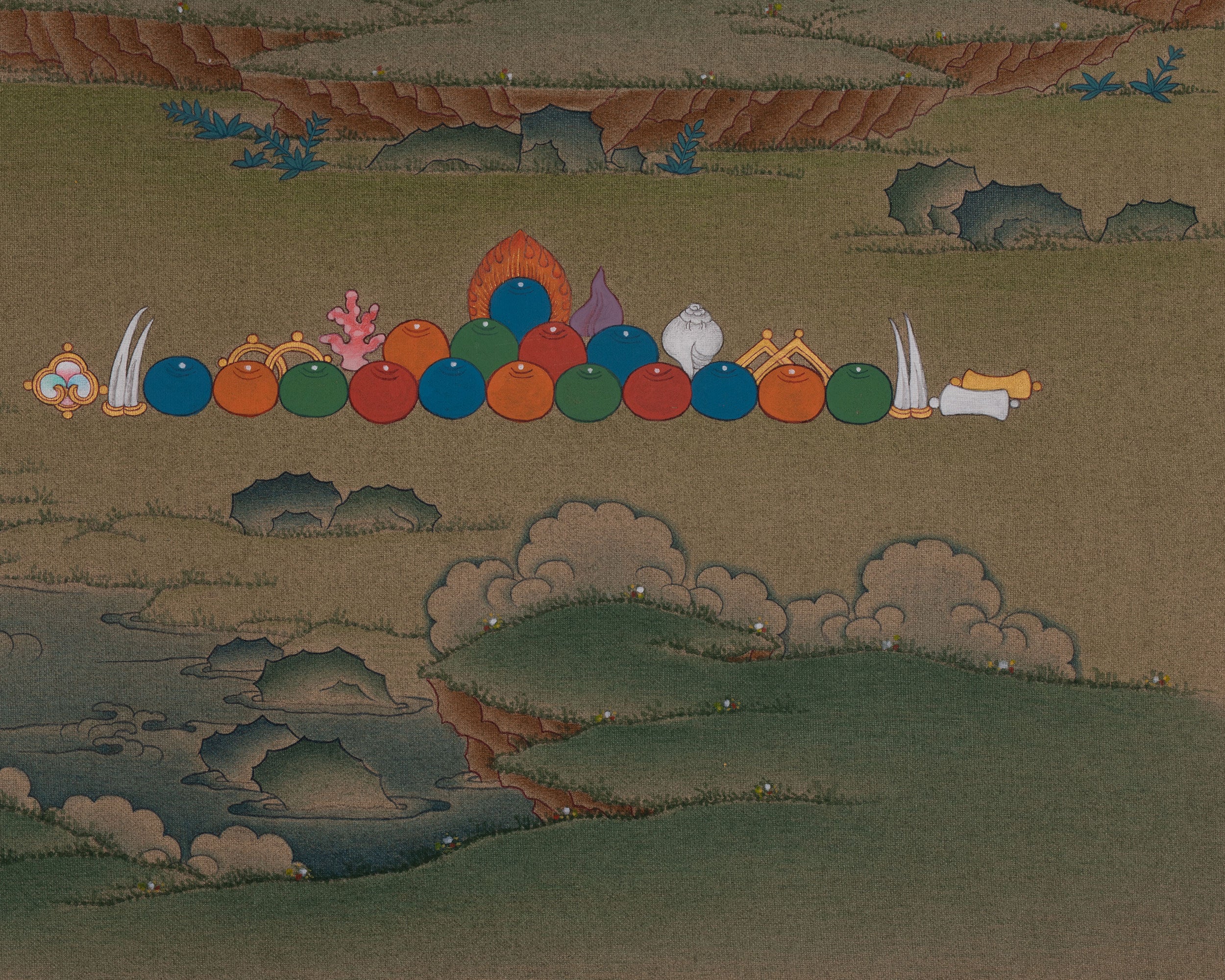 Chenrezig Compassionate Thangka | Bodhisattva Deity | Himalayan Artwork