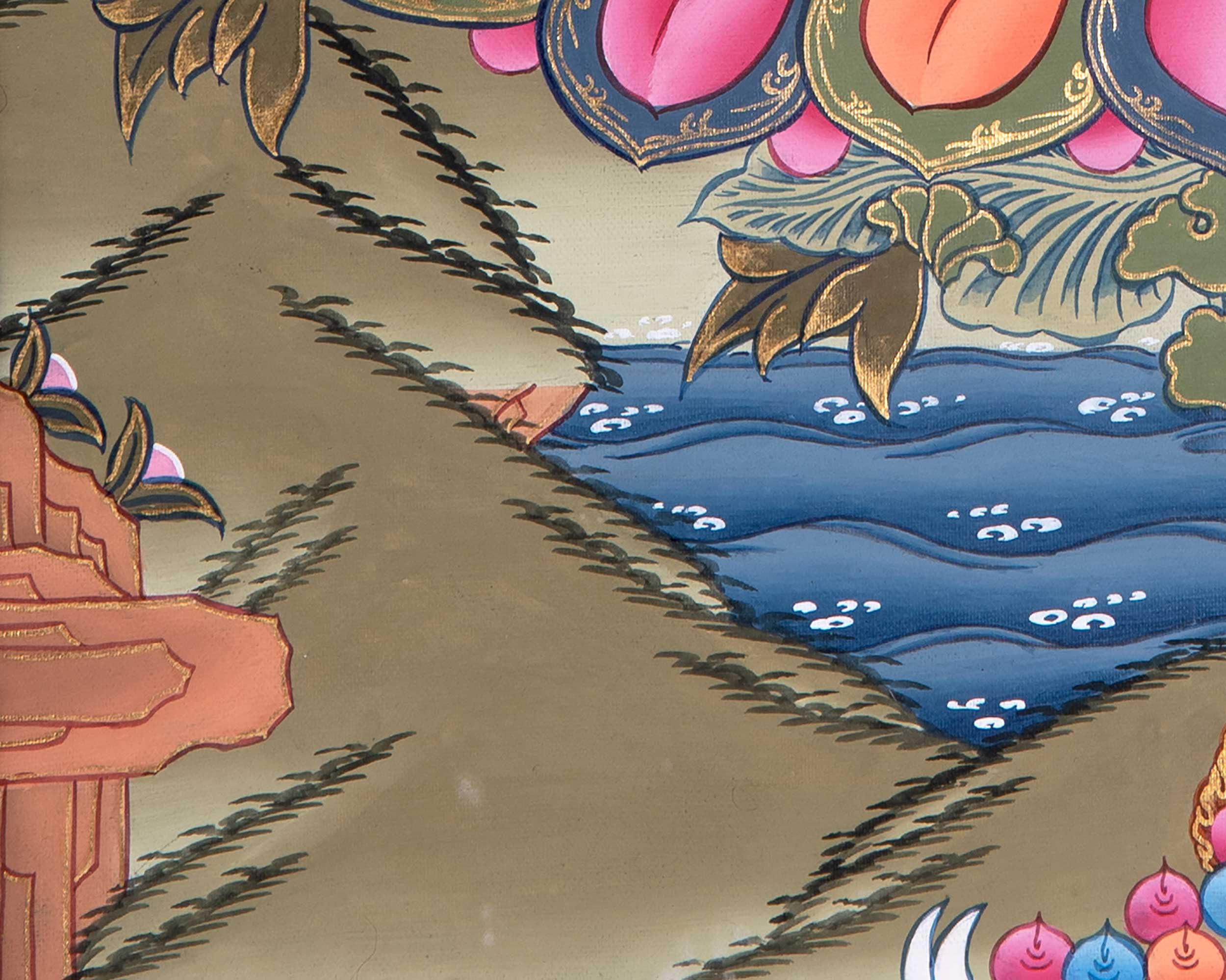 Amitabha Buddha Thangka | Wall Decoration Painting