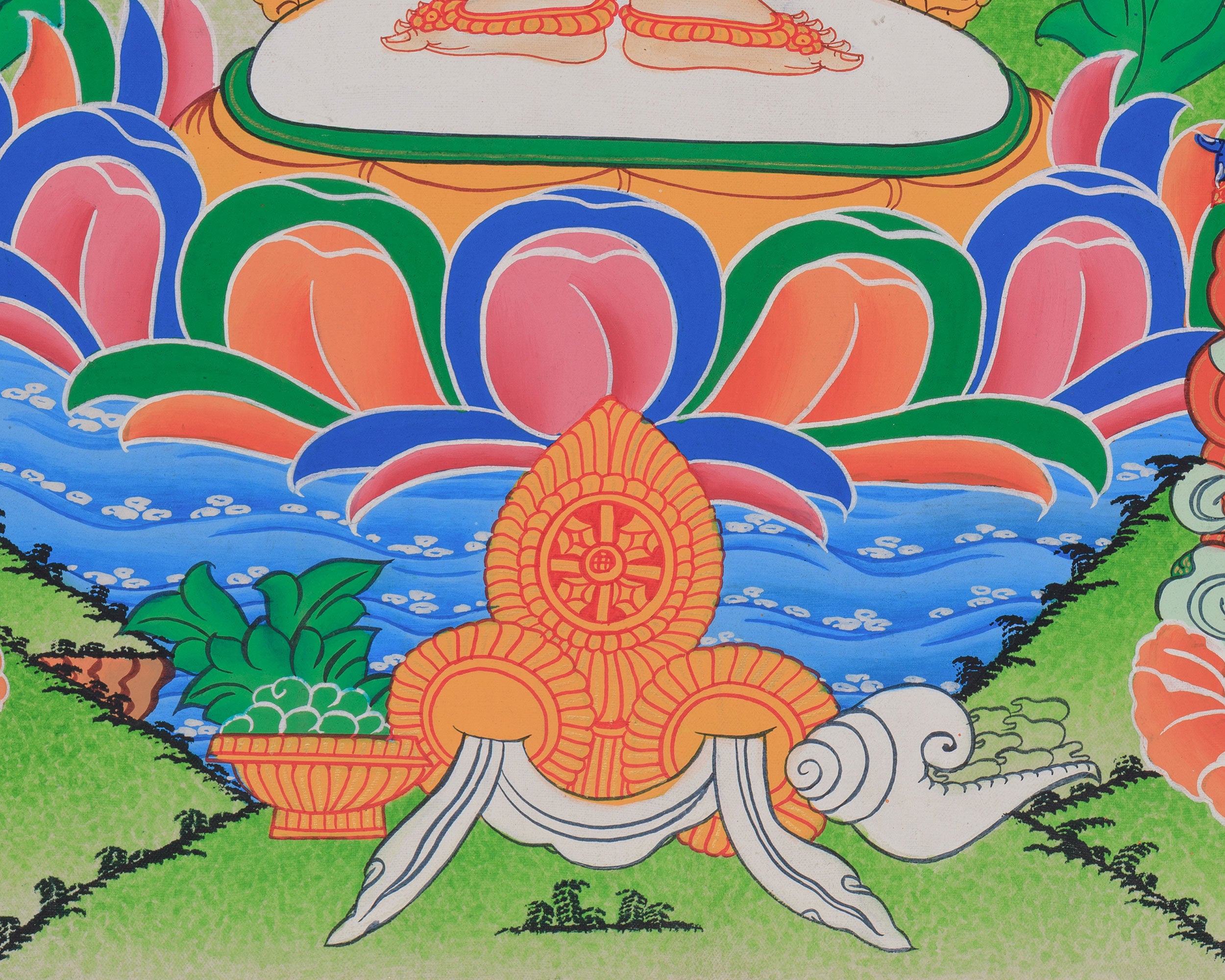 Tibetan Bodhisattva 1000 Armed Avalokiteshvara | Compassionate Protector of All Beings