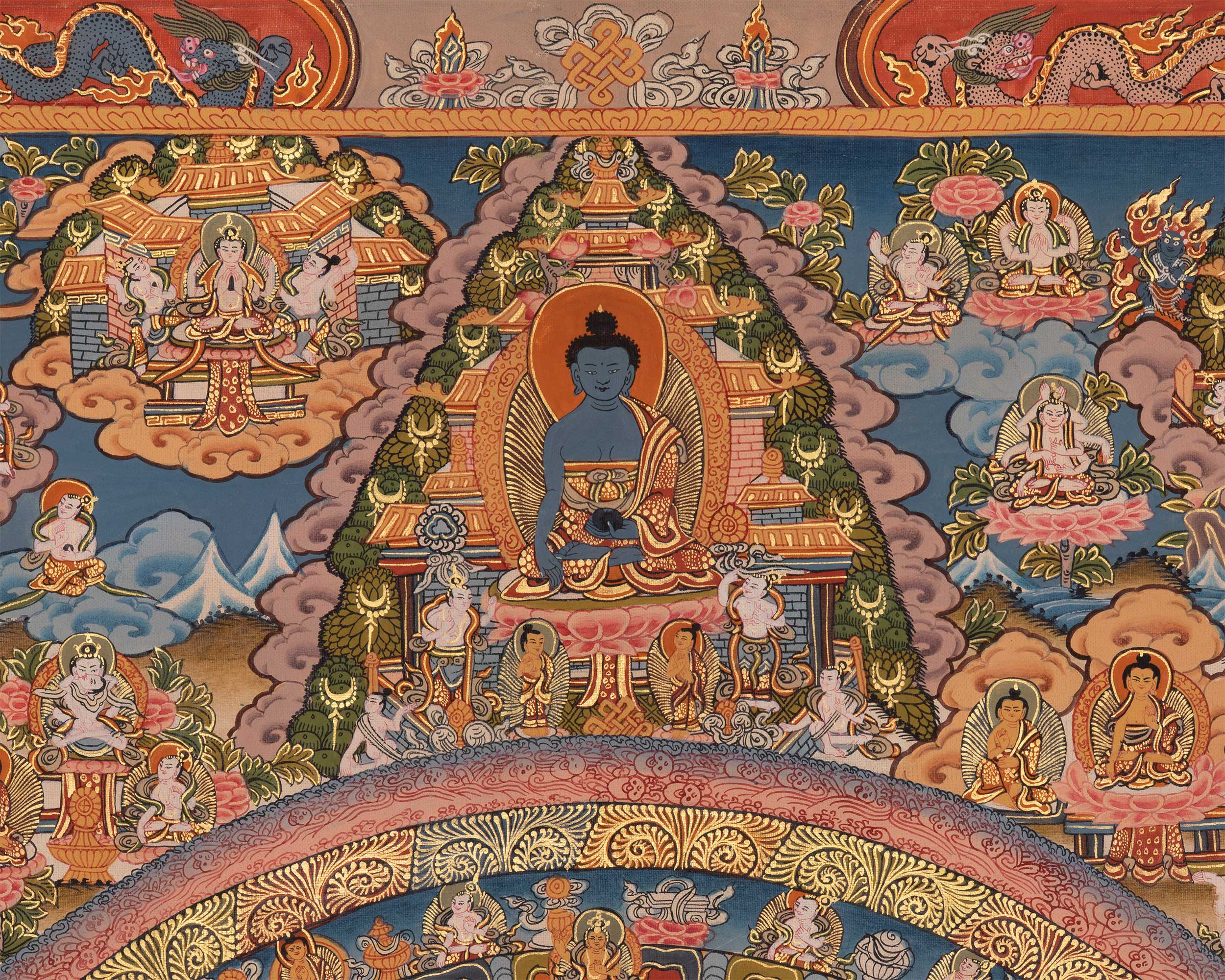 Sacred Buddha Mandala Thangka | A Powerful Symbol of Enlightenment and Peace