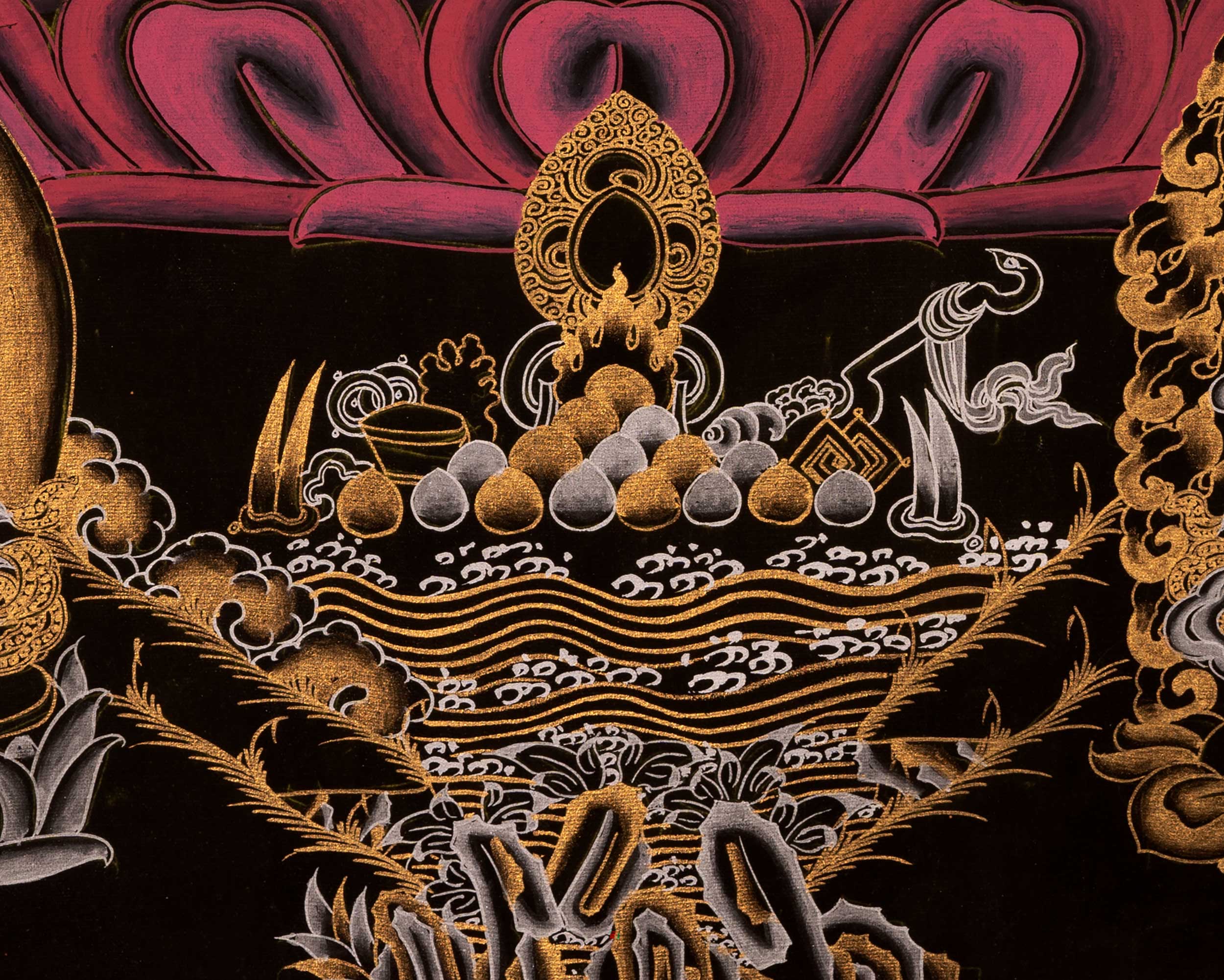 Bodhisattva Manjushree Thangka | Buddhist Art Painting