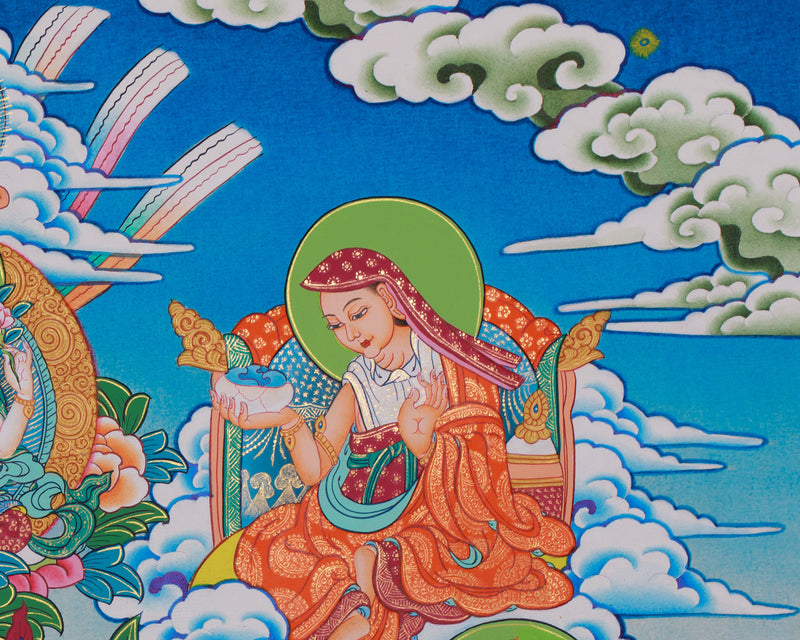 Guru Manifestations Thangka | Eight Forms of Padmasambhava