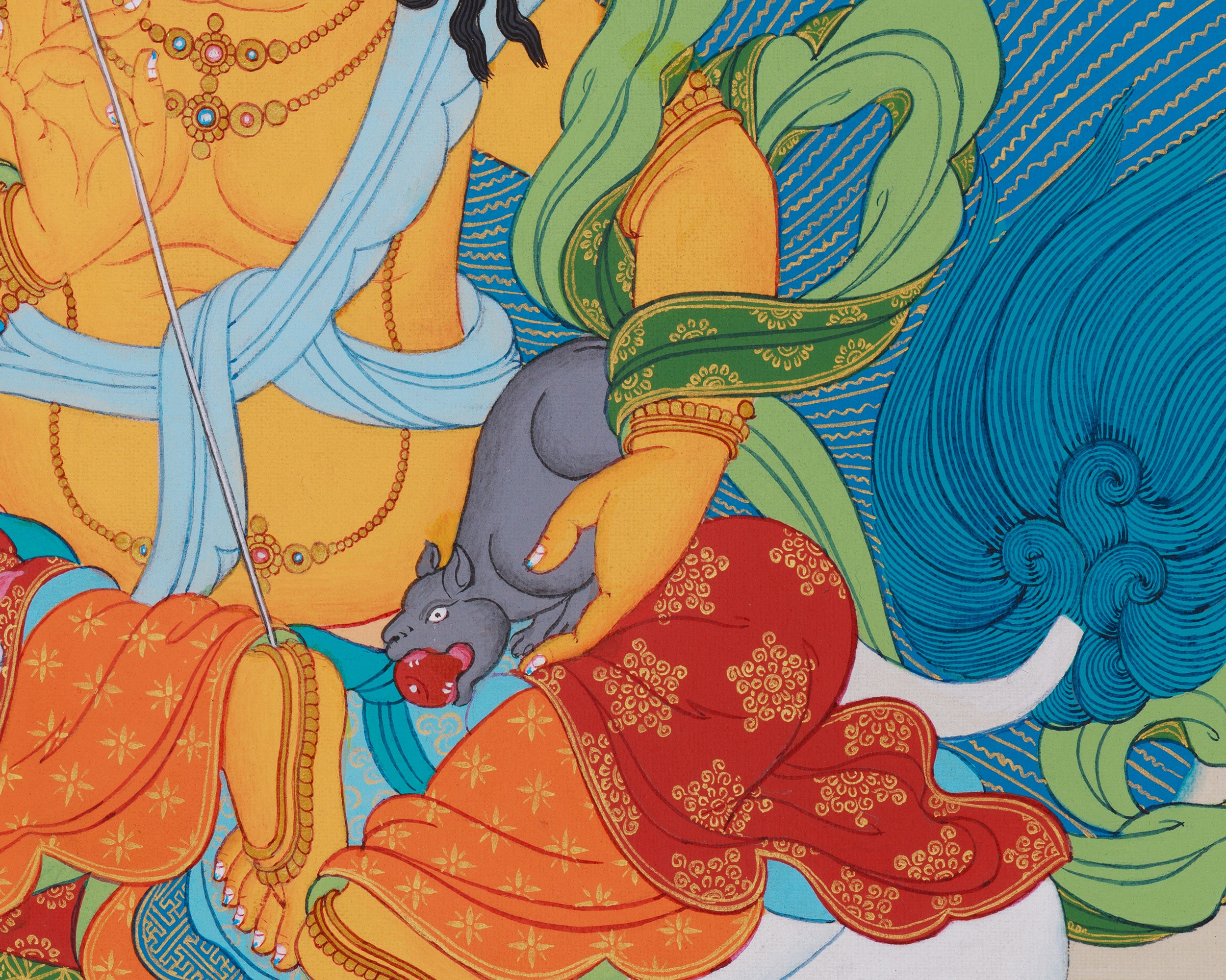 The Wealth Deities of Buddhism: Namtoshe, Jambala & Vasudhara
