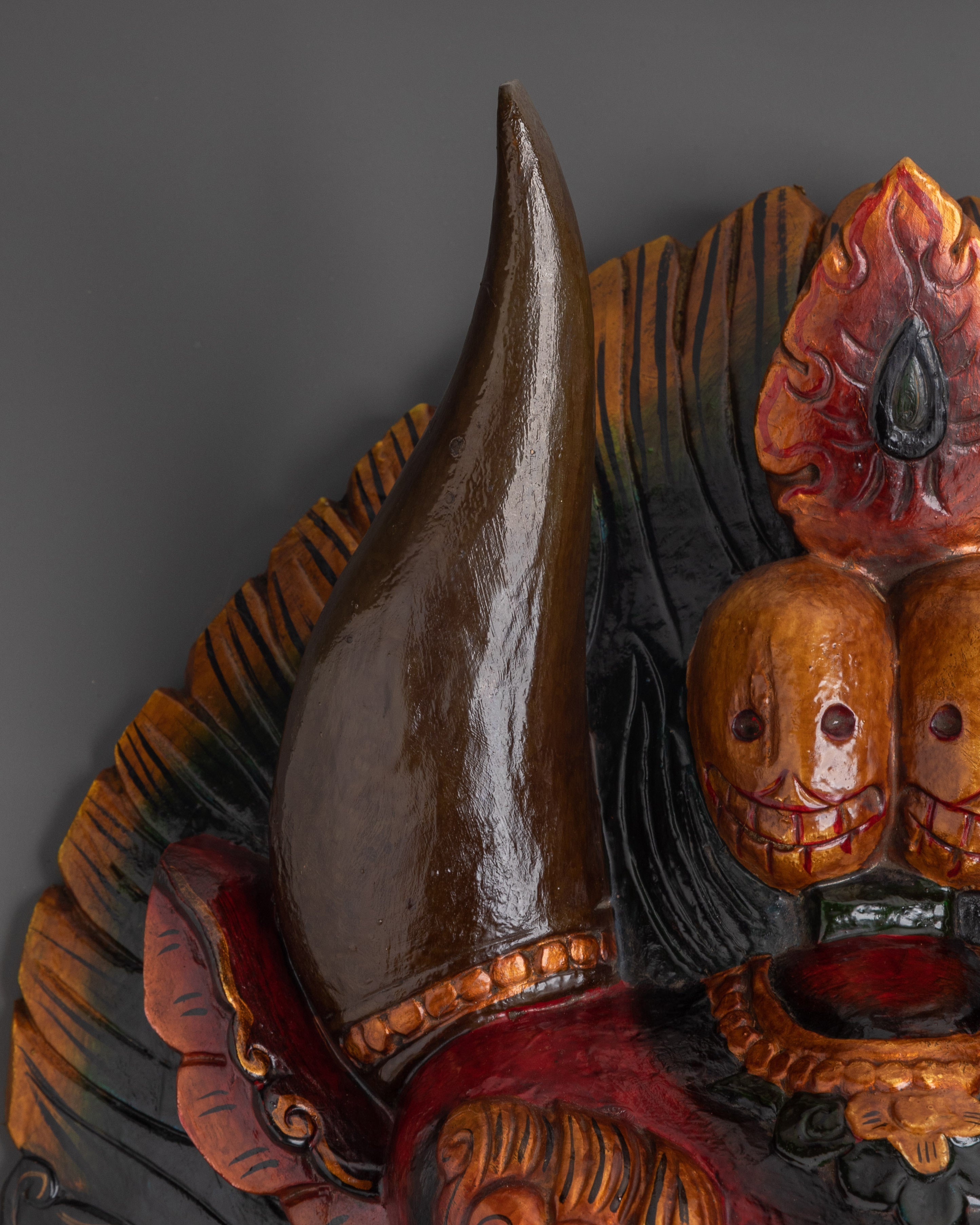 Handcrafted Traditional Mask | Sacred Art Piece