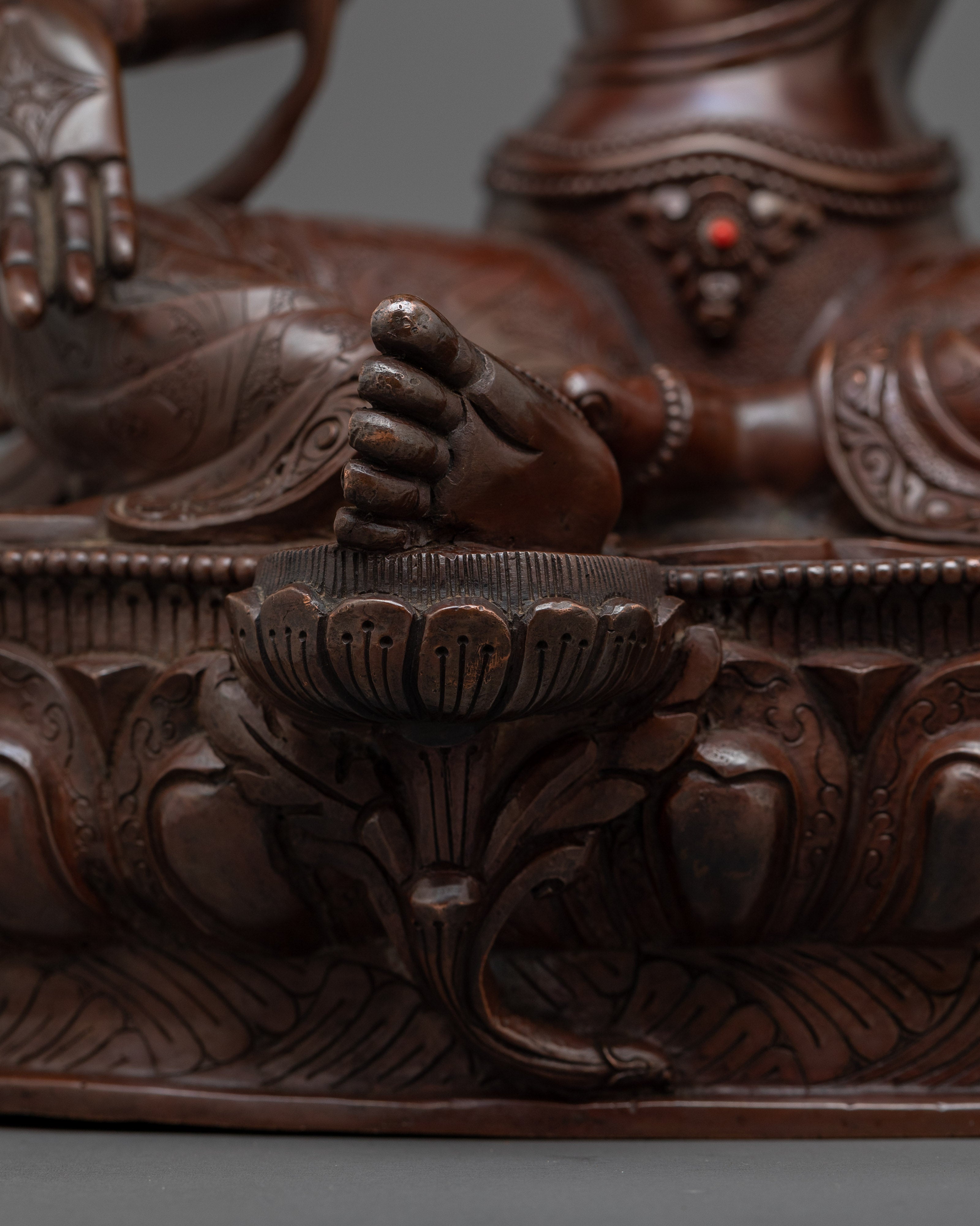 Goddess Shyamatara Statue (Green Tara) | Sacred Sculpture for Buddhist Shrines