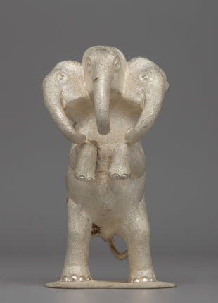 Decorative Elephant Trio Statue Set | Beautifully Detailed Elephant Sculptures