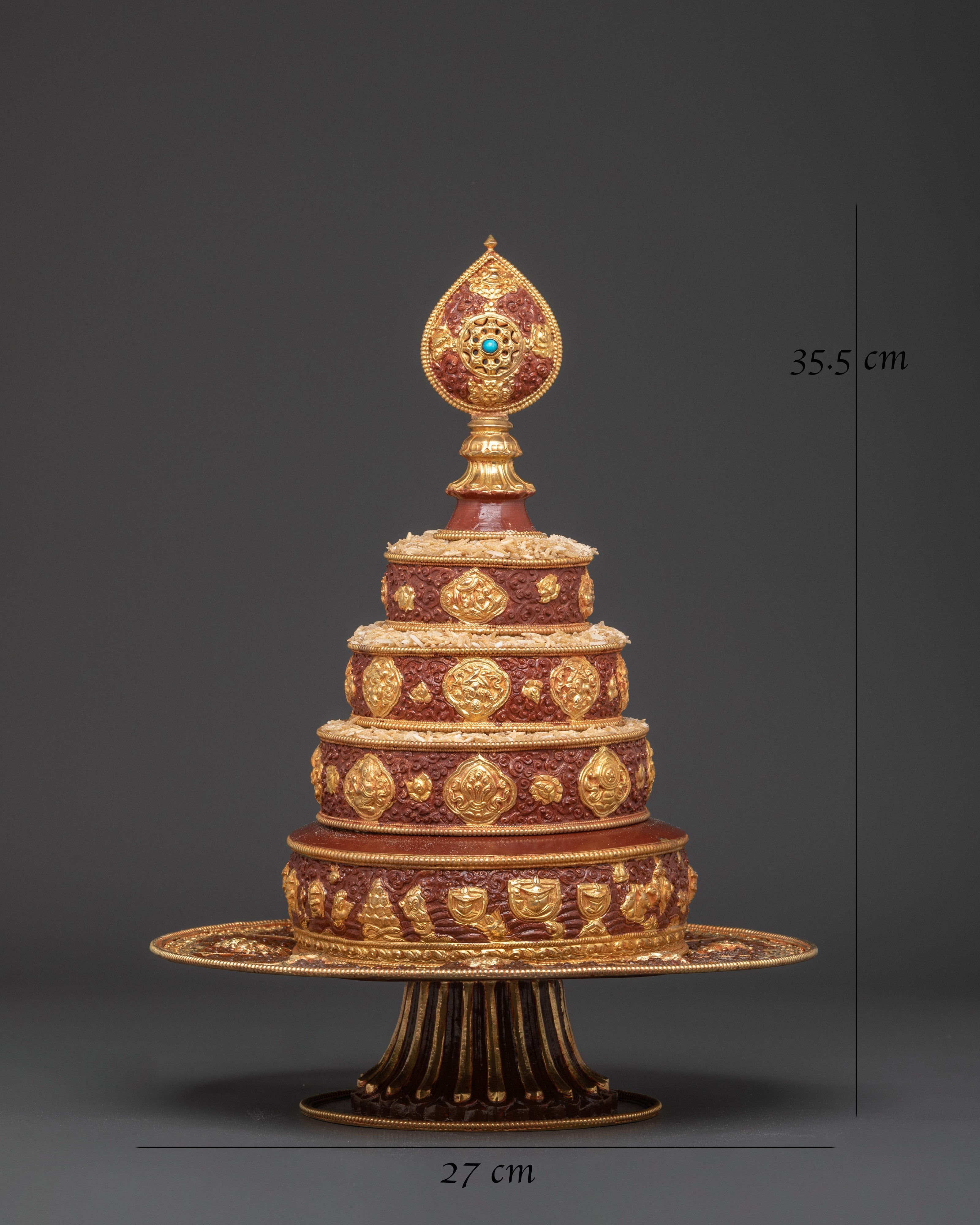 Gold Gilded Mandala | Spiritual Art