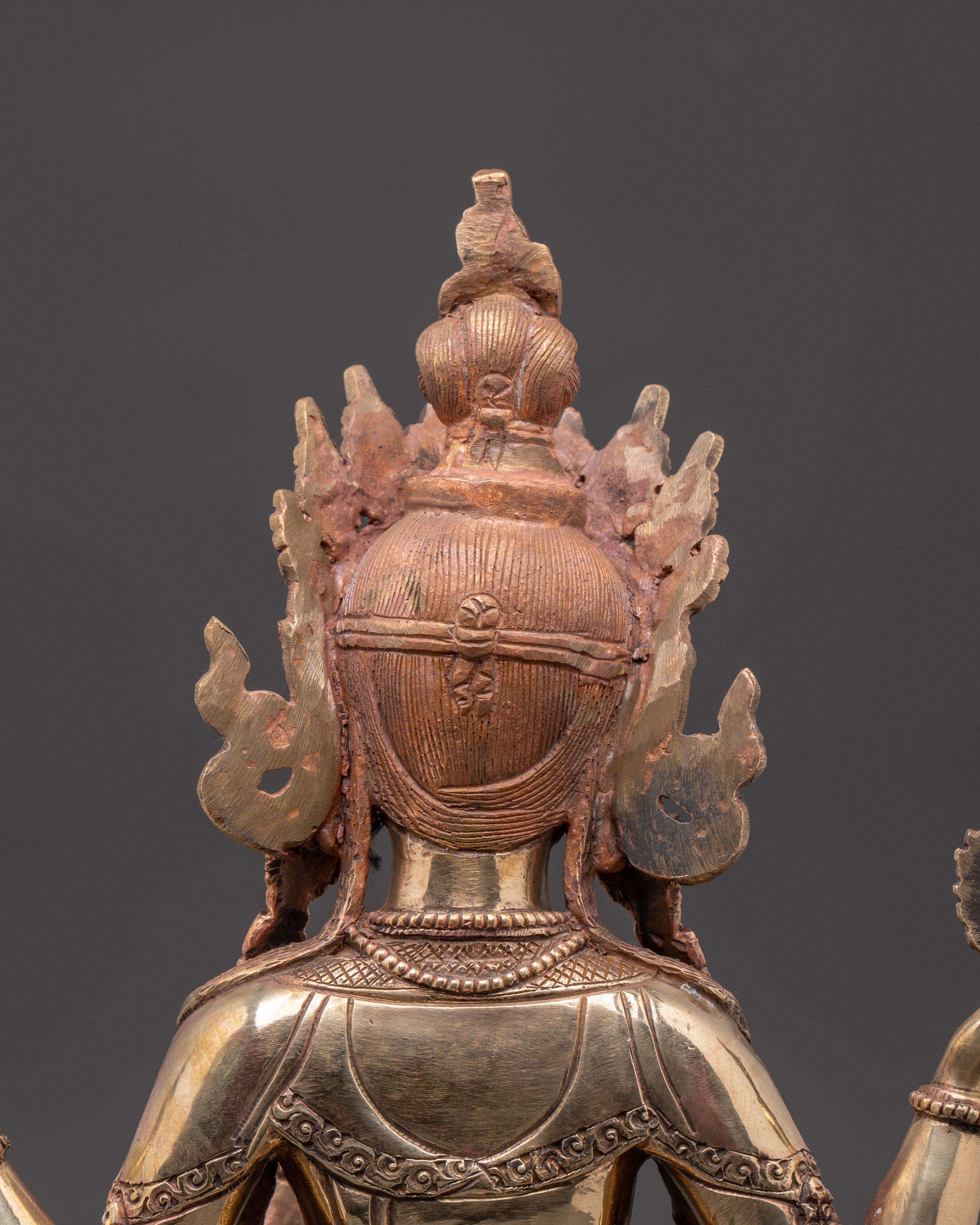 Laxmi Goddess of Wealth Statue | Buddhist Style Carved Statue