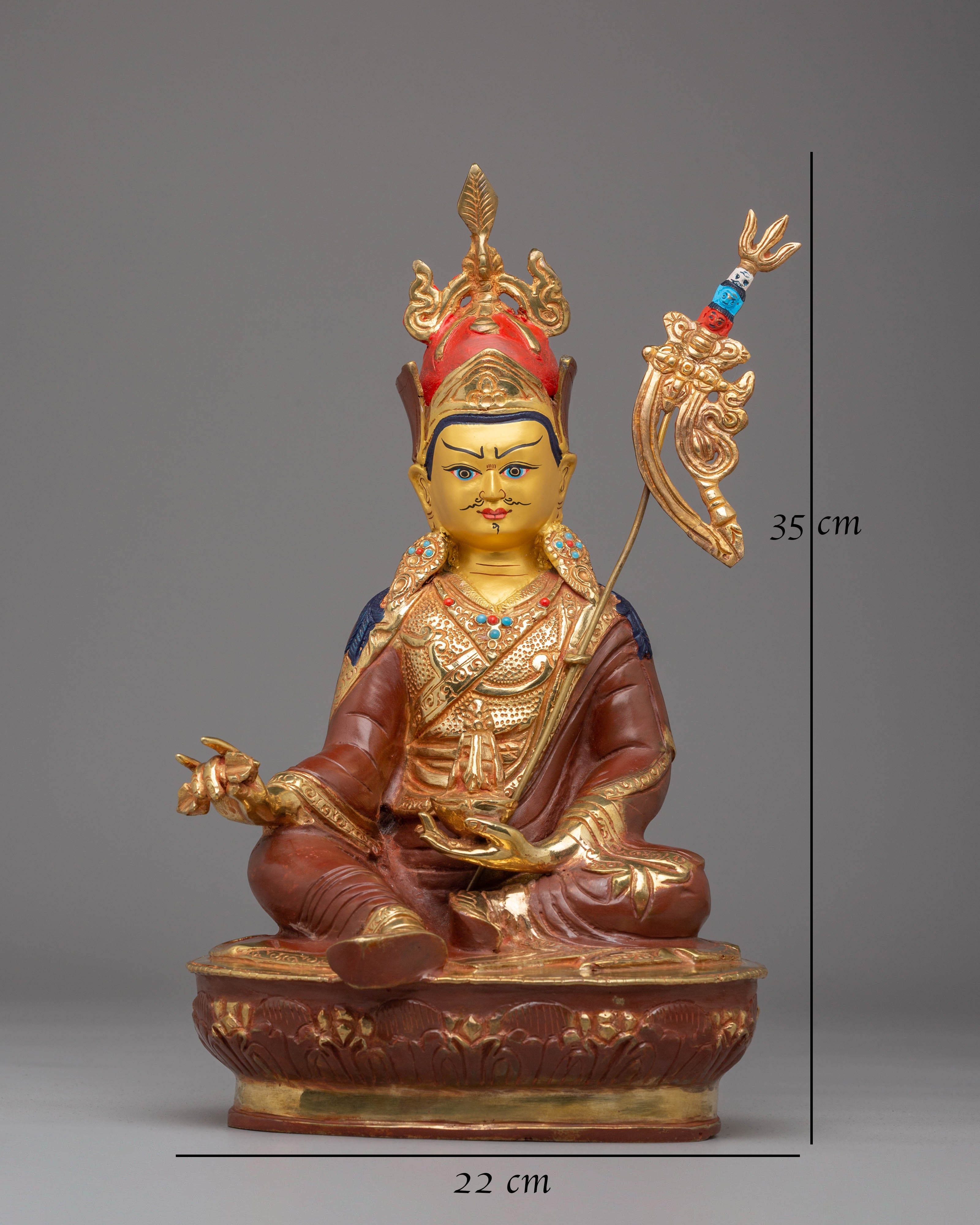 Handcrafted Guru Padmasambhava Statue | Spiritual Decor