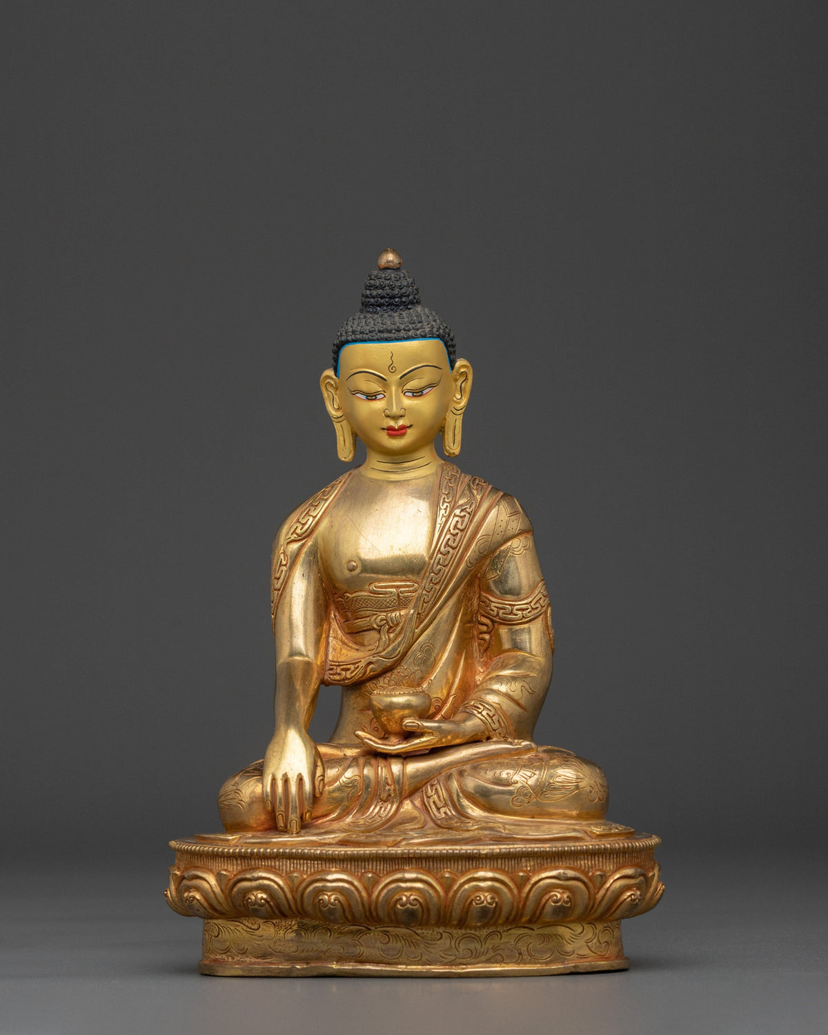 Handcrafted Three Buddha Statue Set | Spiritual Altar Decor
