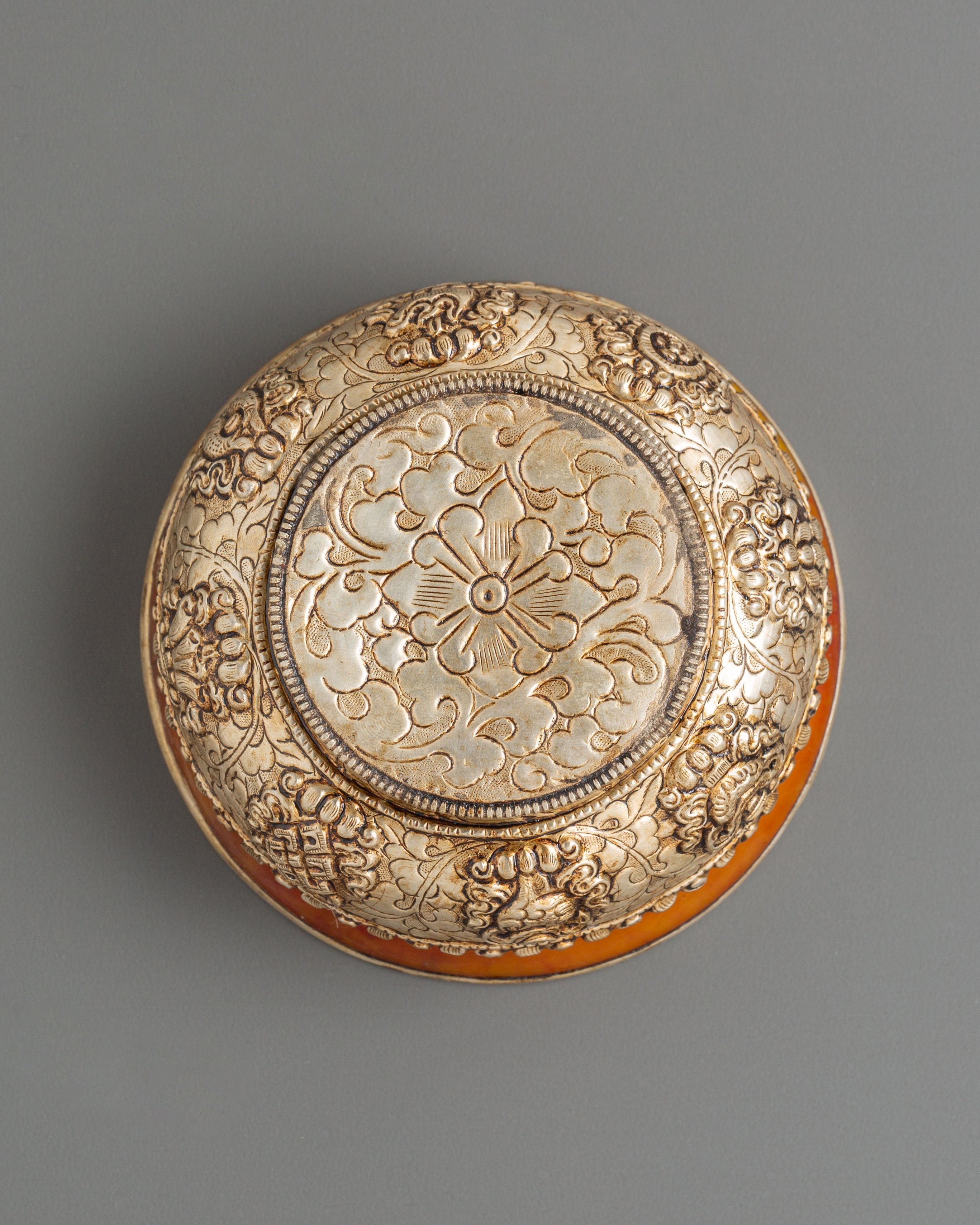 Tibetan Buddhist Offering Bowl | Meditation and Altar Decor