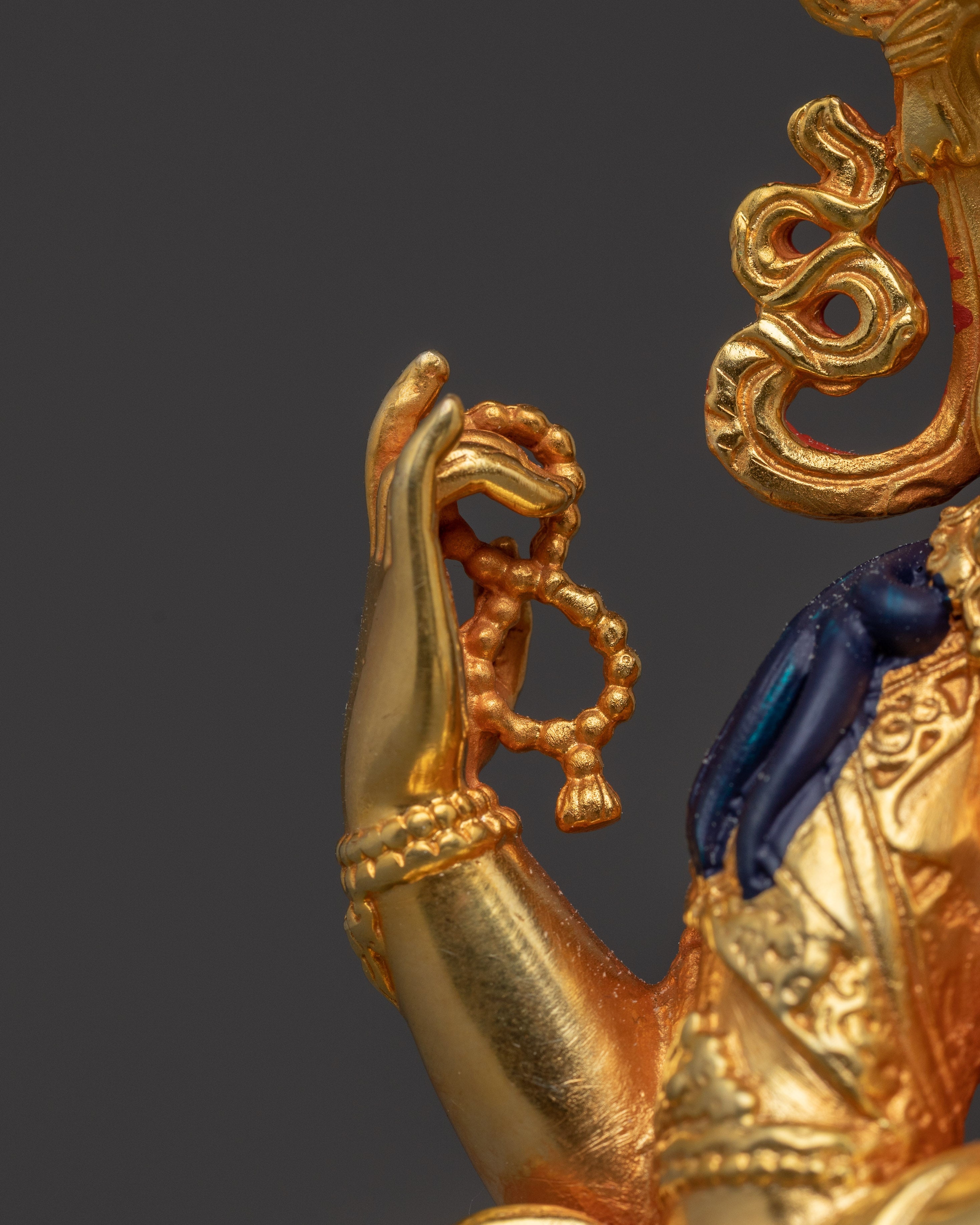 Handcrafted Statue of Chenrezig | Tibetan Bodhisattva of Compassion