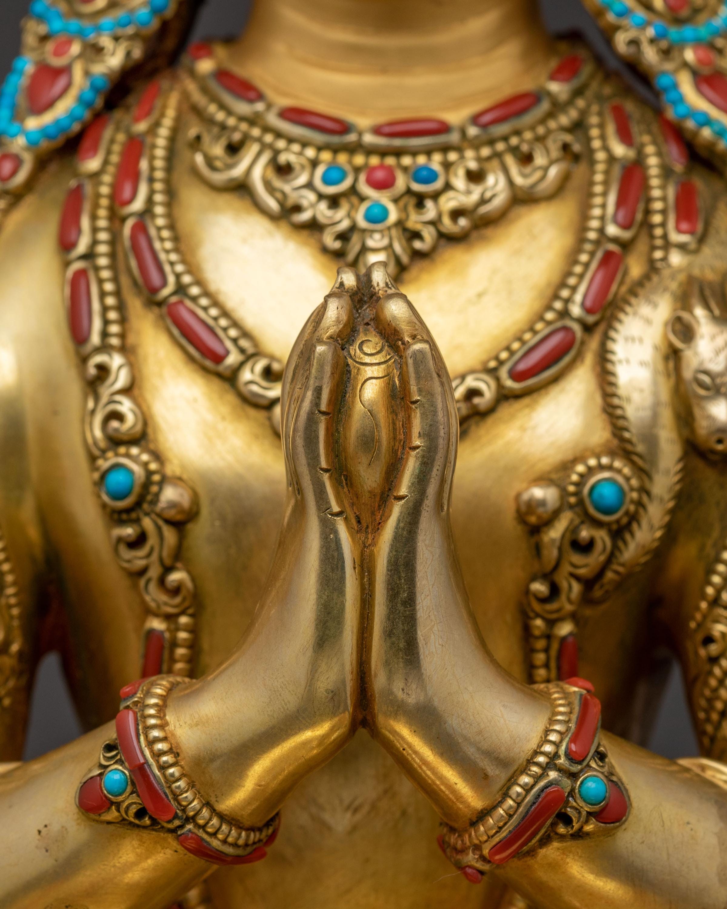 Chenrezig Compassion Deity Sculpture | Tibetan Buddhist Statue