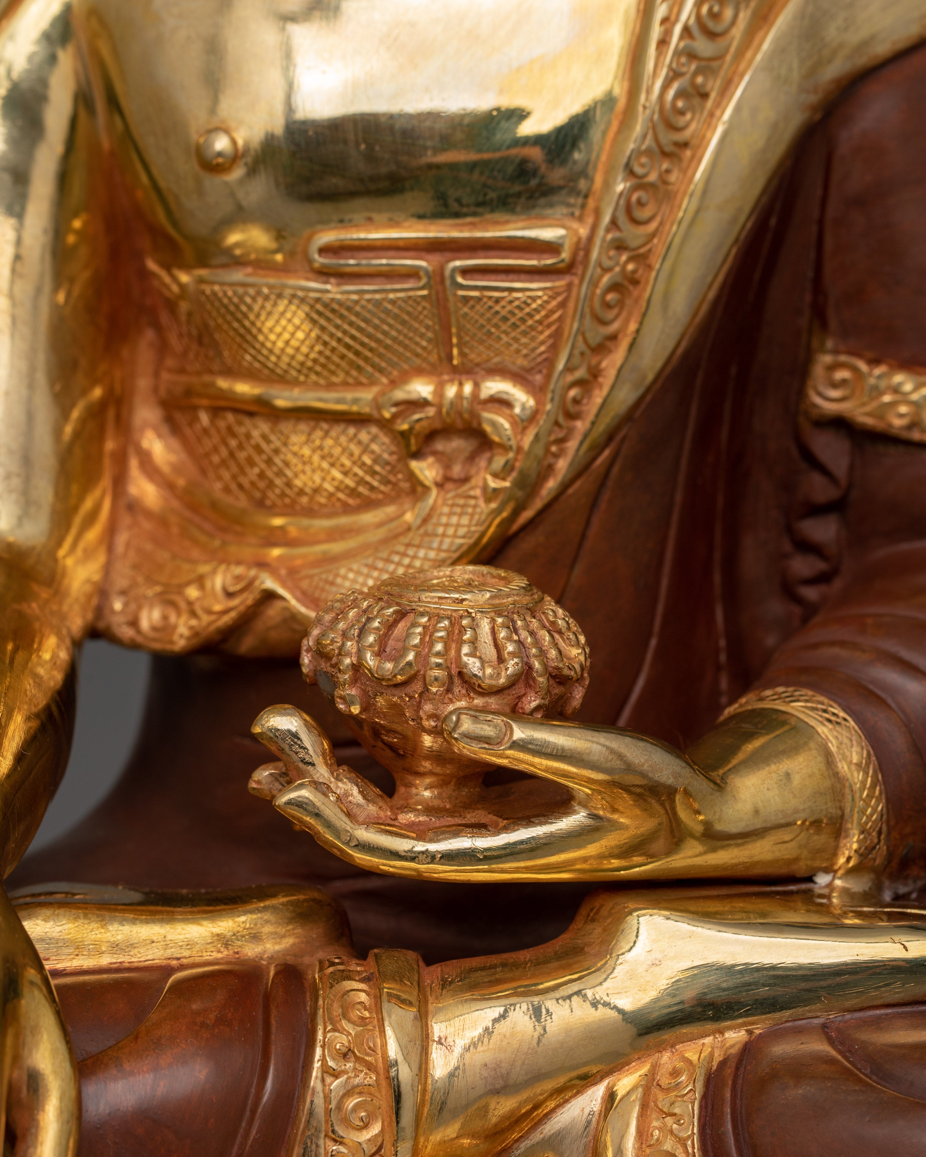 Traditional Shakyamuni Buddha Inner Peace Figurine | Himalayan Spiritual Zen Art-work