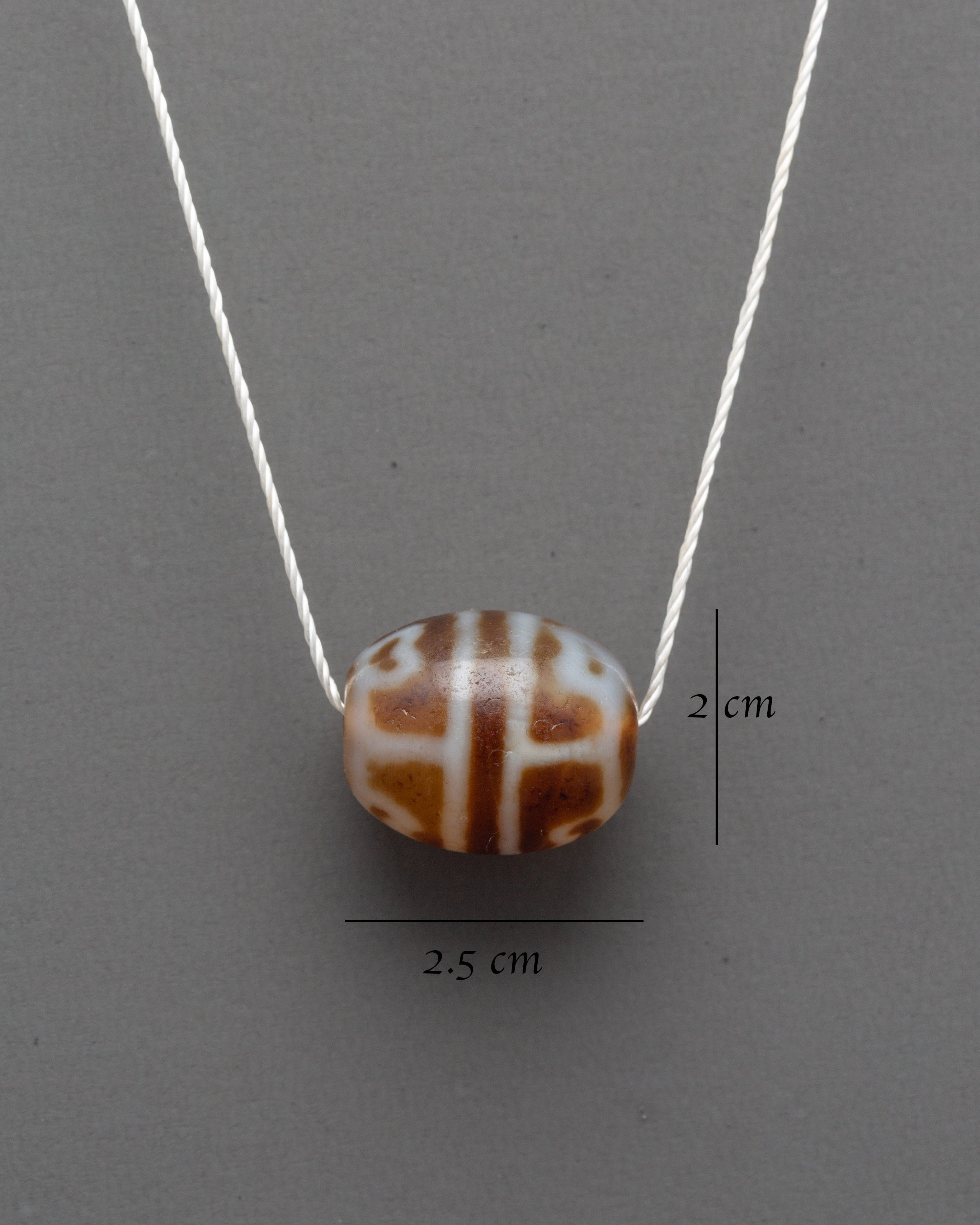 Tibetan Dzi Bead Locket | Handcrafted Spiritual Pendant for Protection
