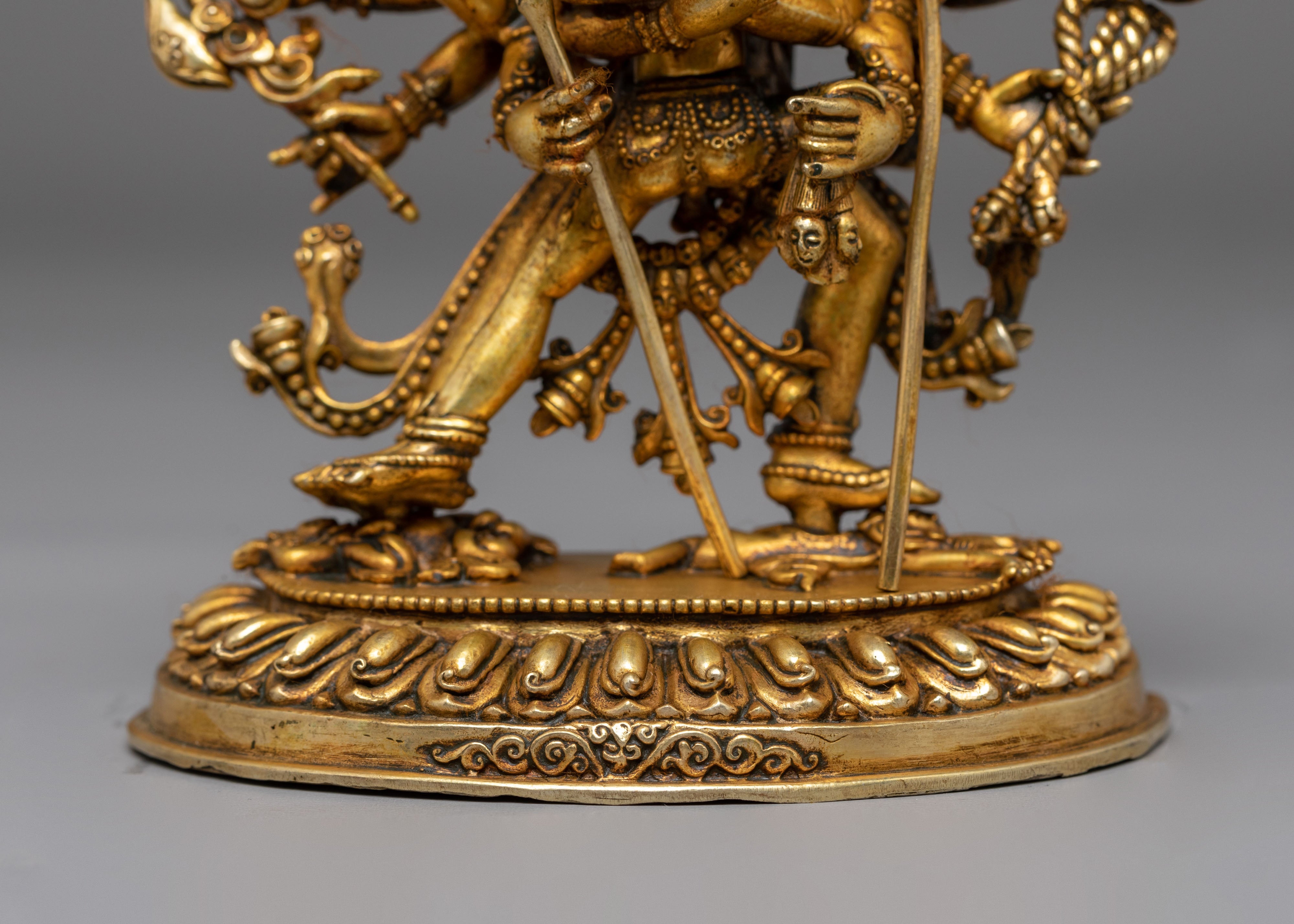 Statue of Tantric Deity Chakrasambhara | Handmade Buddhist Sculpture