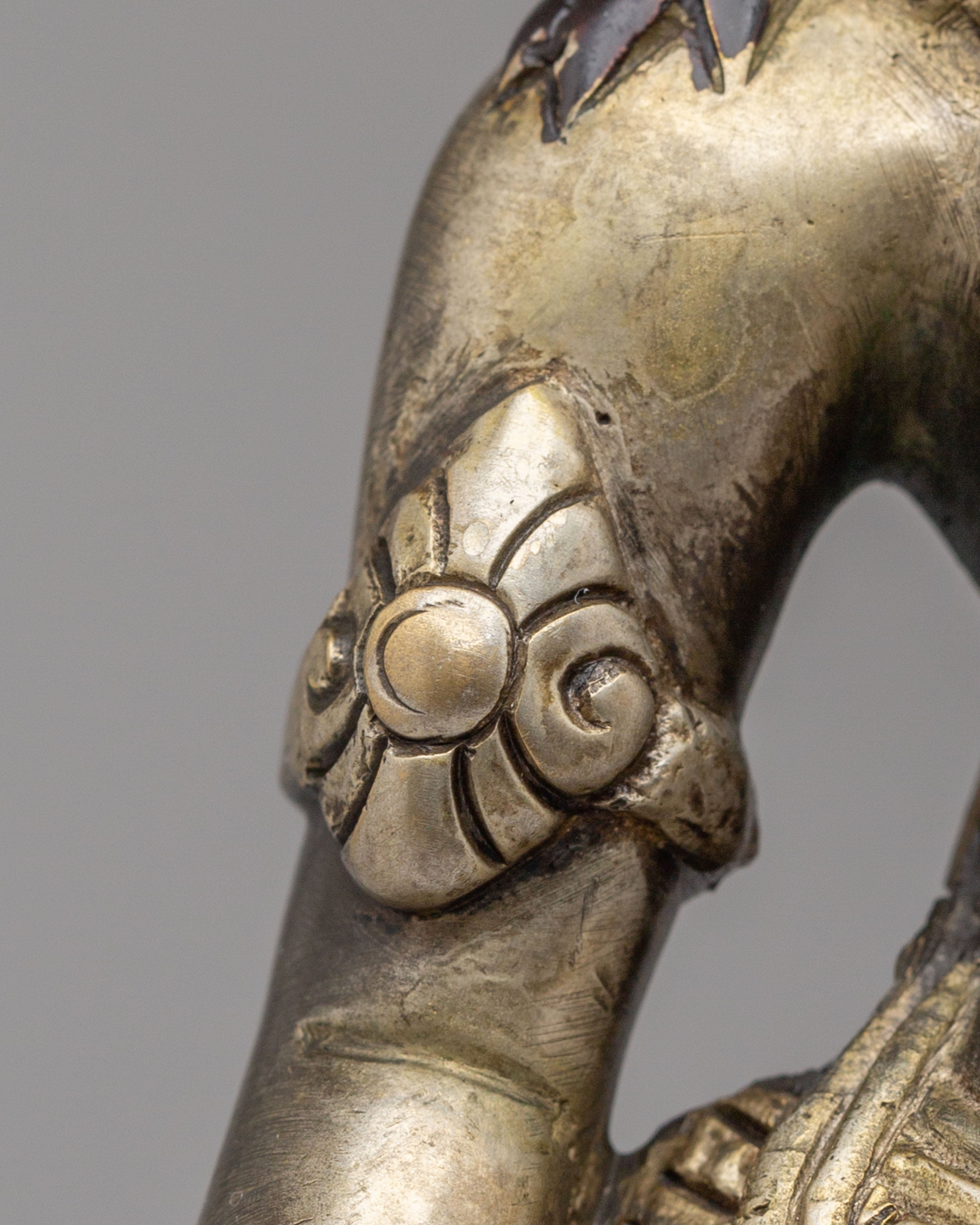 Handcrafted Tibetan Padmapani Statue | Meditation and Altar Decor