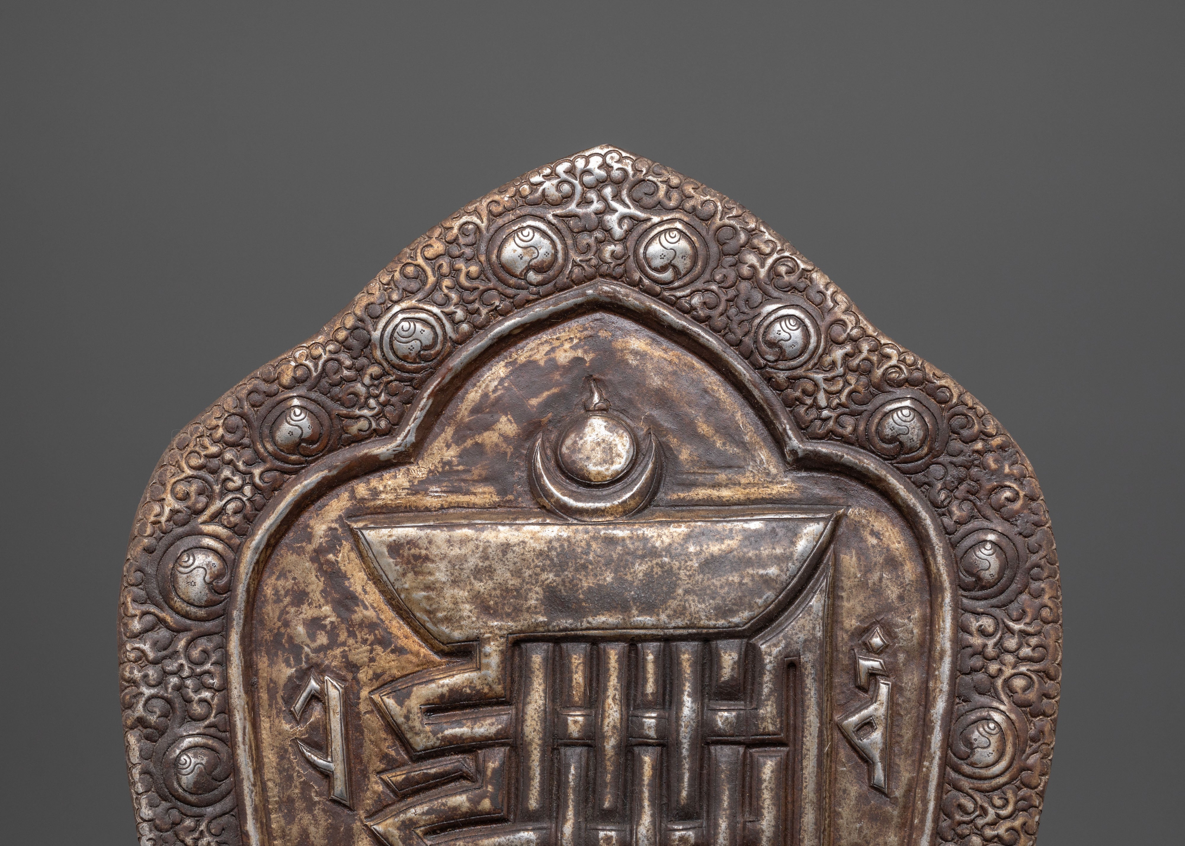 Handmade Tibetan Kalachakra Iron Wall Hanging | Buddhist Protection Wall Art