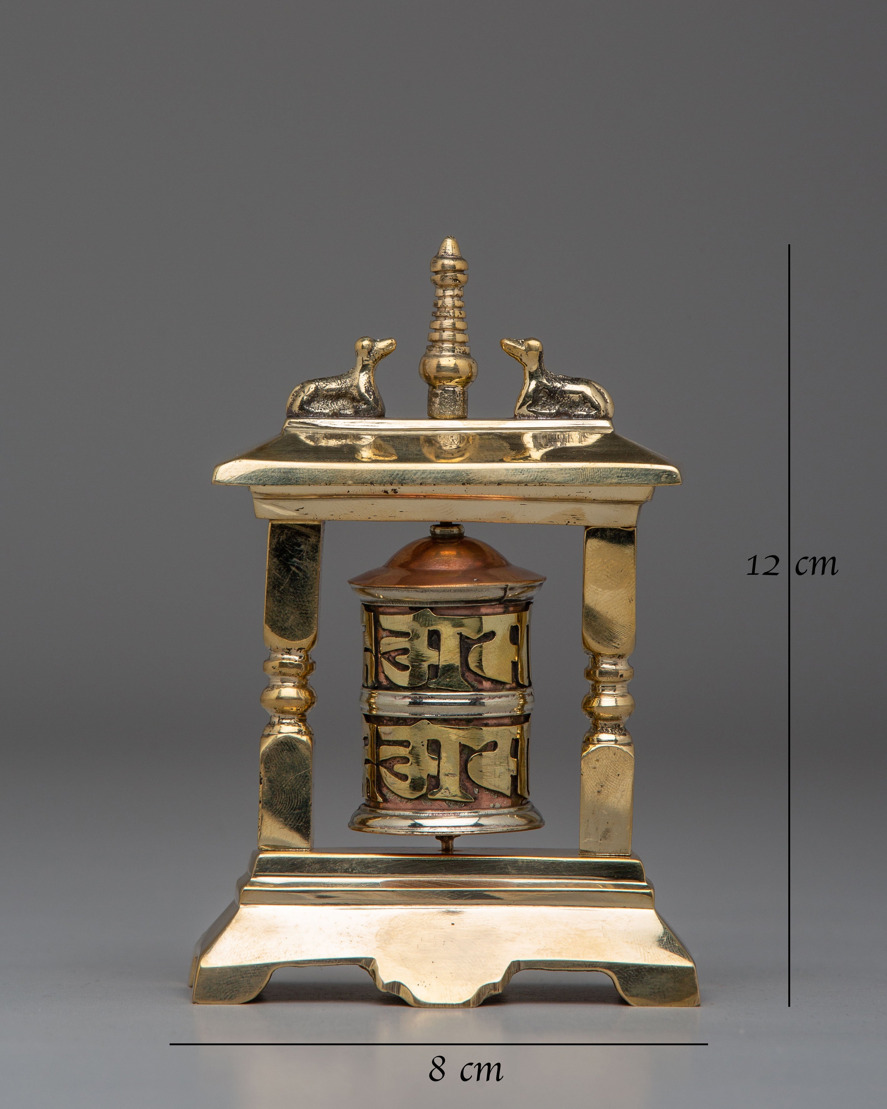 Scared Tibetan Prayer Wheel | Handcrafted Spiritual Tool for Meditation