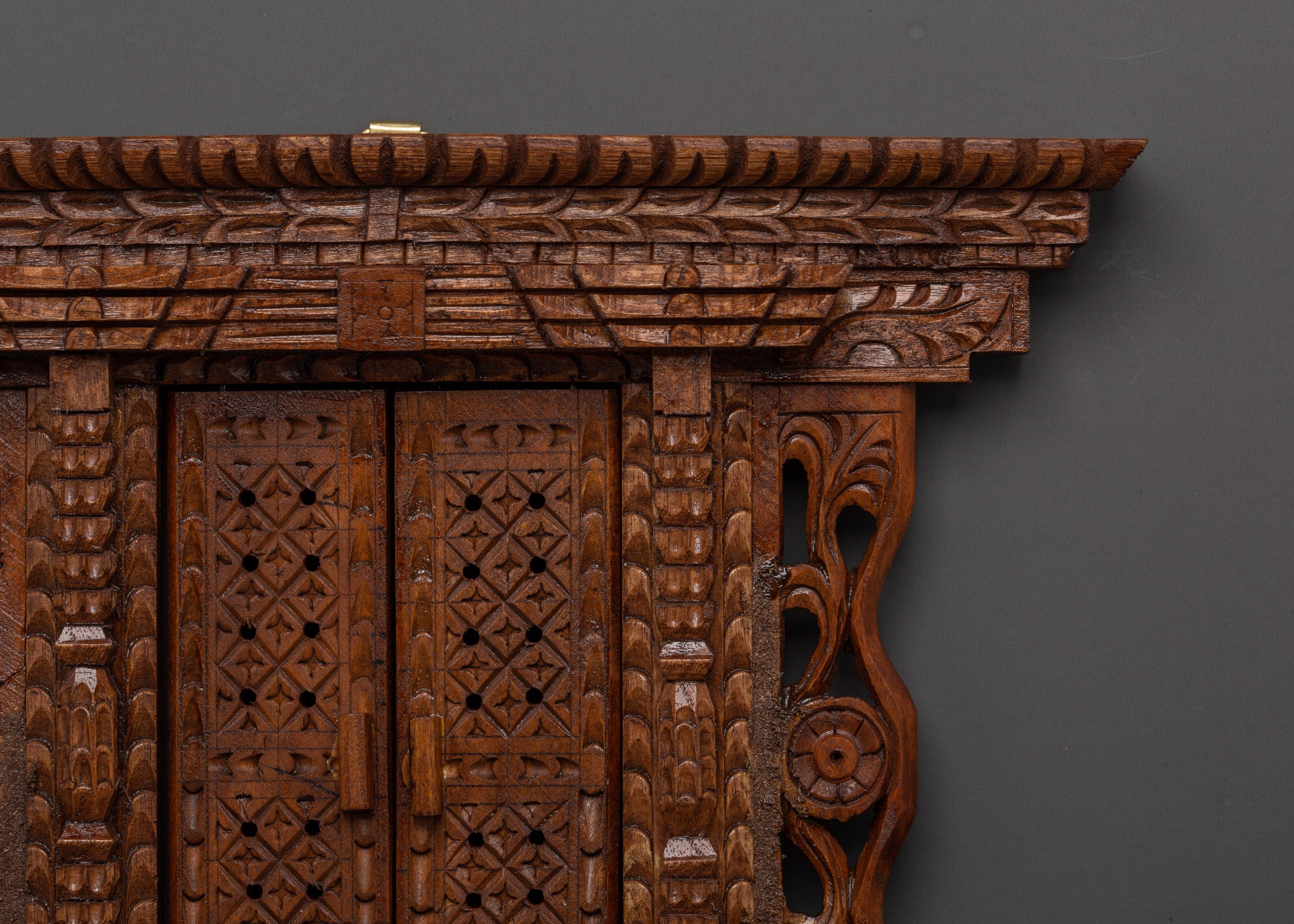 Traditional Newari Wooden Hand Carved Door | Made In Nepal