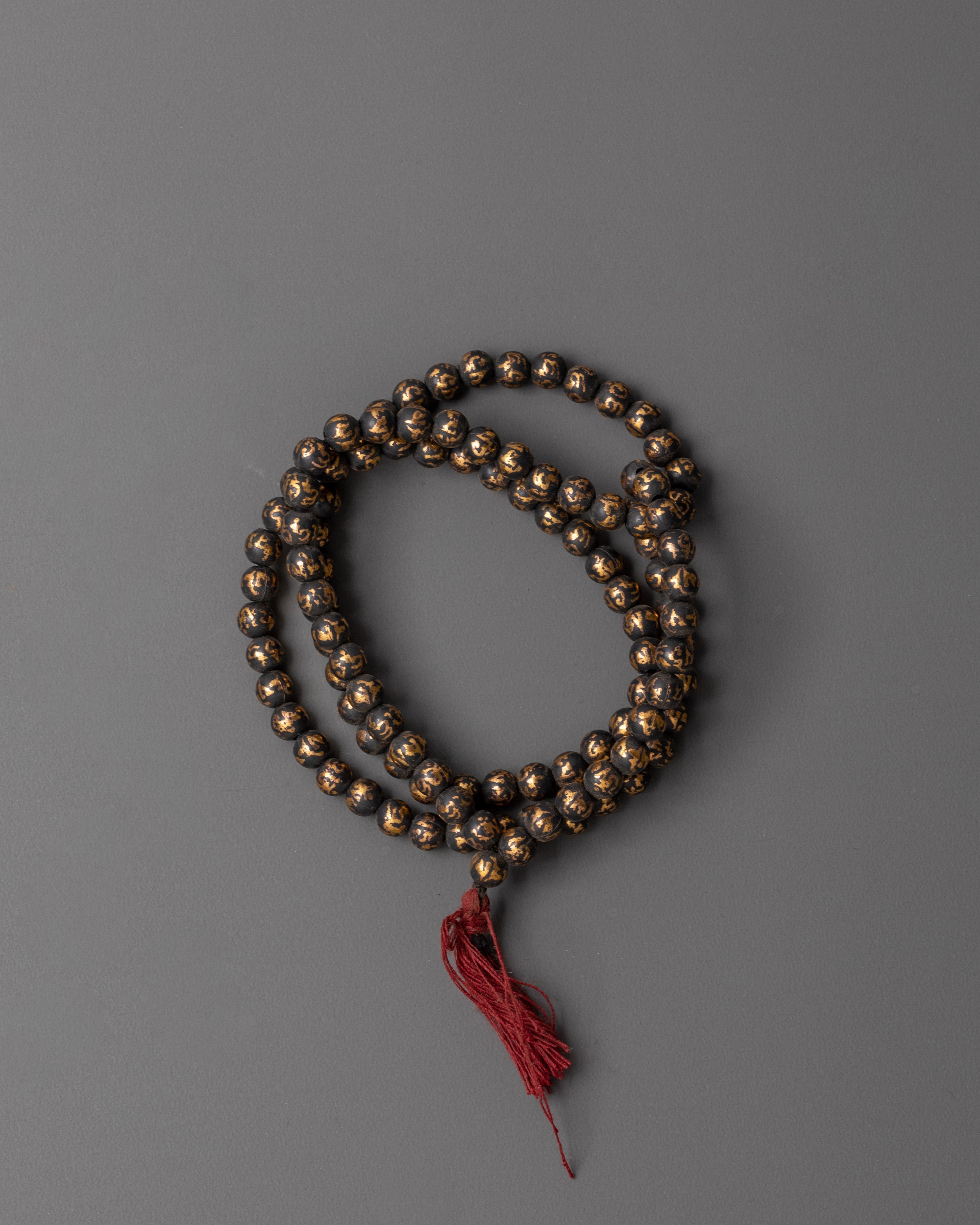 Tibetan Iron Mala | Handmade Prayer Beads