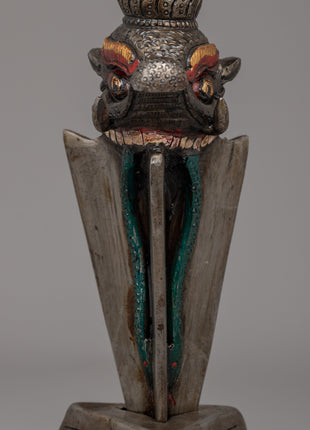Iron Vajra Phurba Ritual Dagger | A Symbol of Power and Transformation