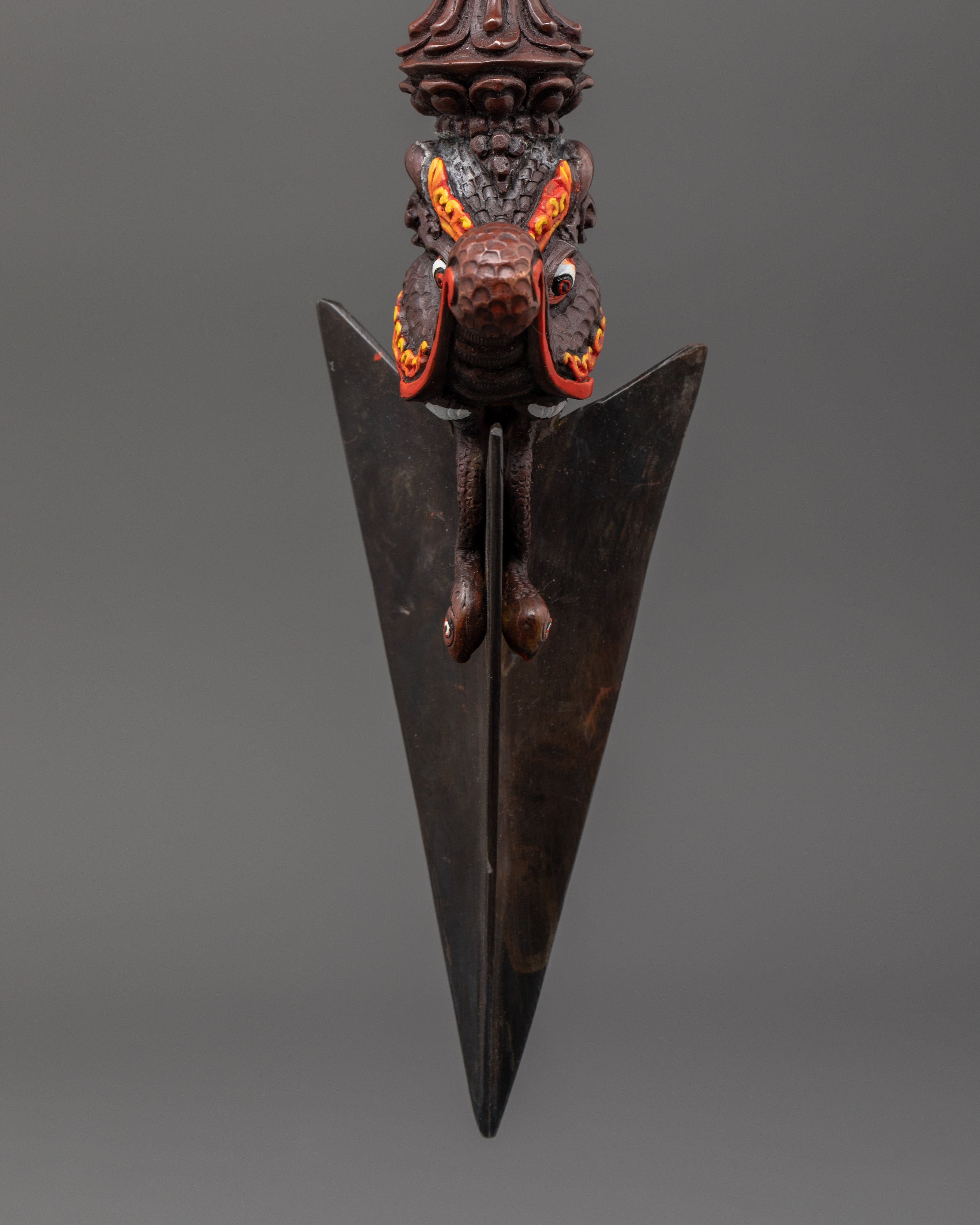 Tibetan Vajrakilaya Ritual Dagger | Handcrafted Tantric Phurba