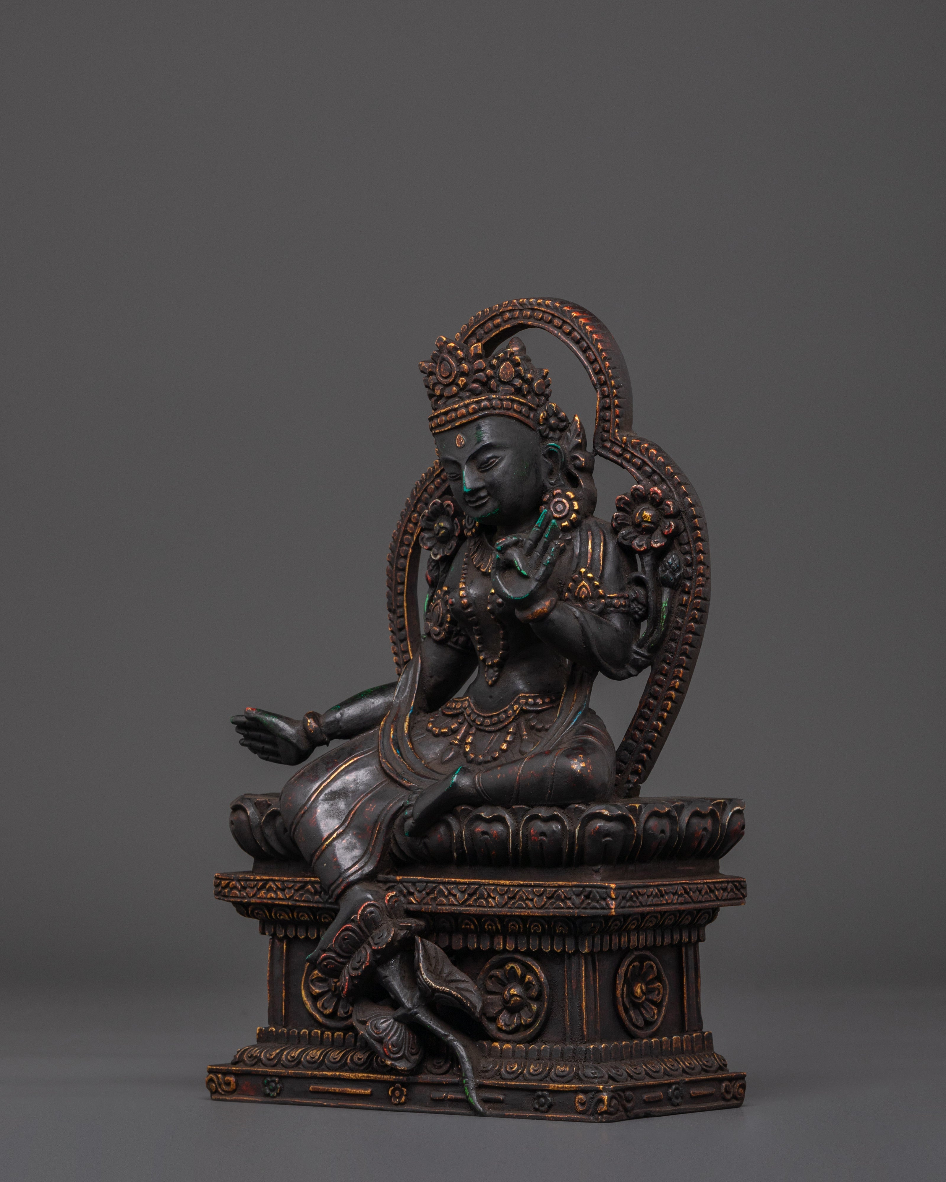 Handmade Tara Statue | Green Tara