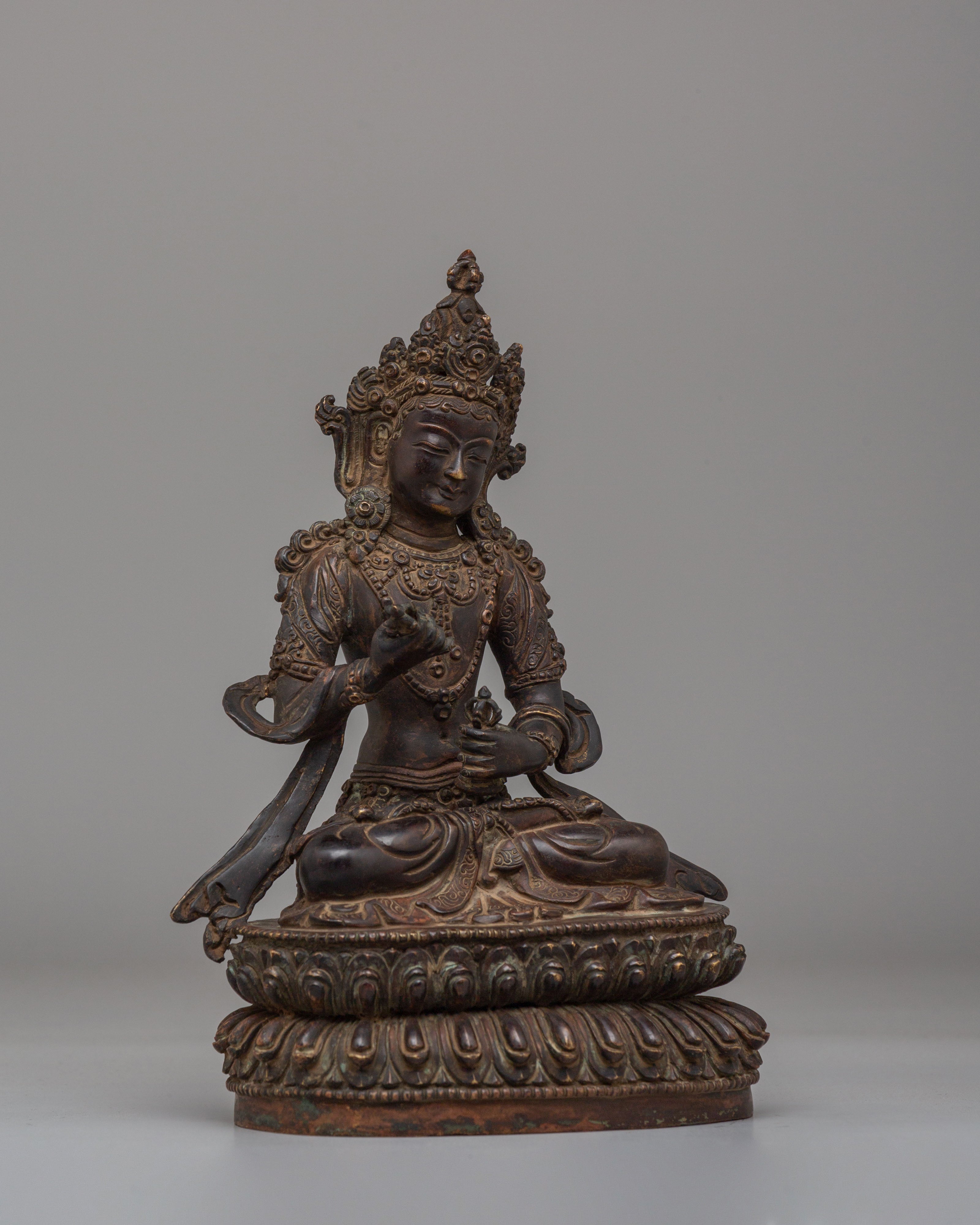 Sacred Vajrasattva Deity Statue | Copper Body Statue