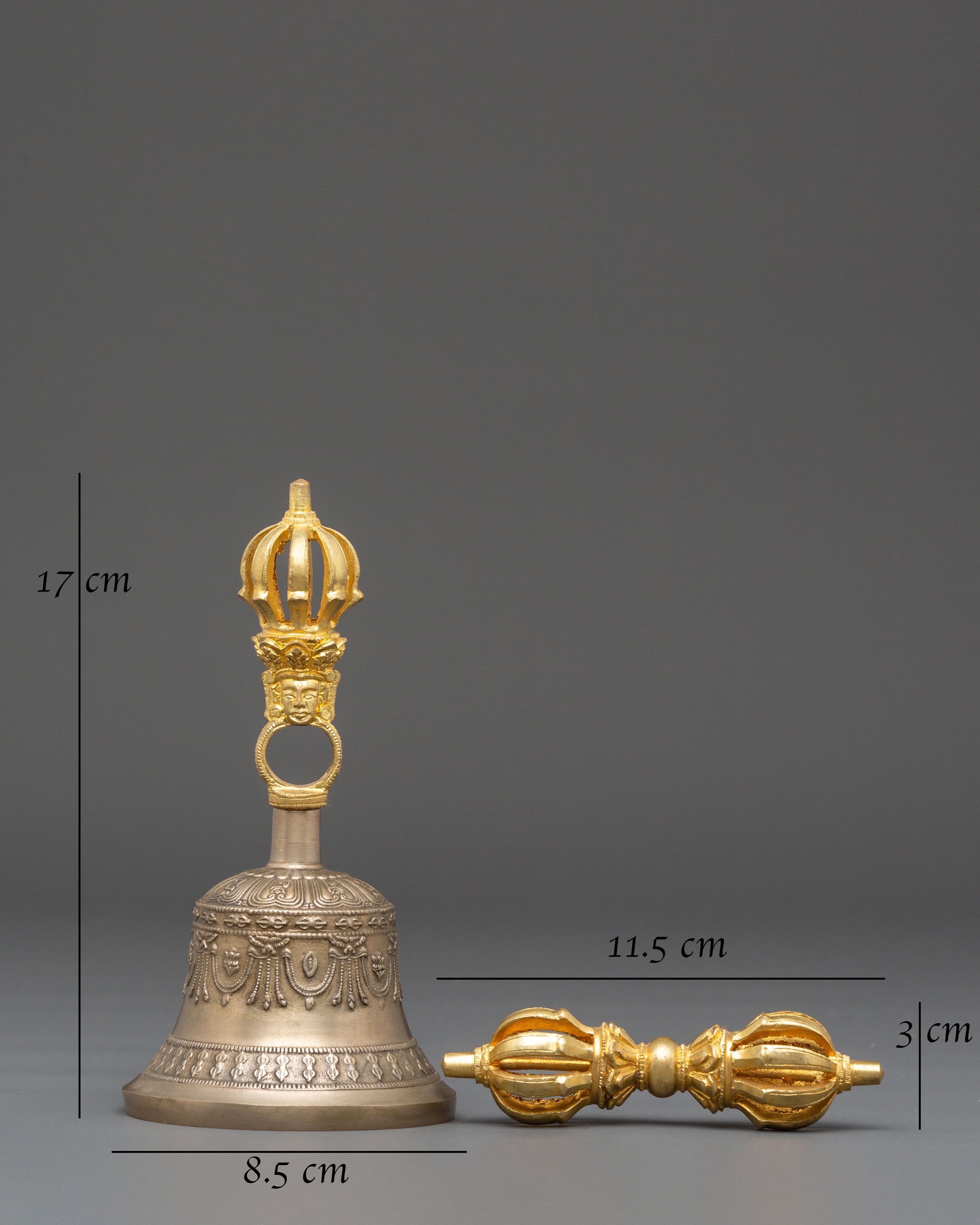 Bell and Vajra for Ritual Ceremonies | Symbol of Wisdom and Compassion