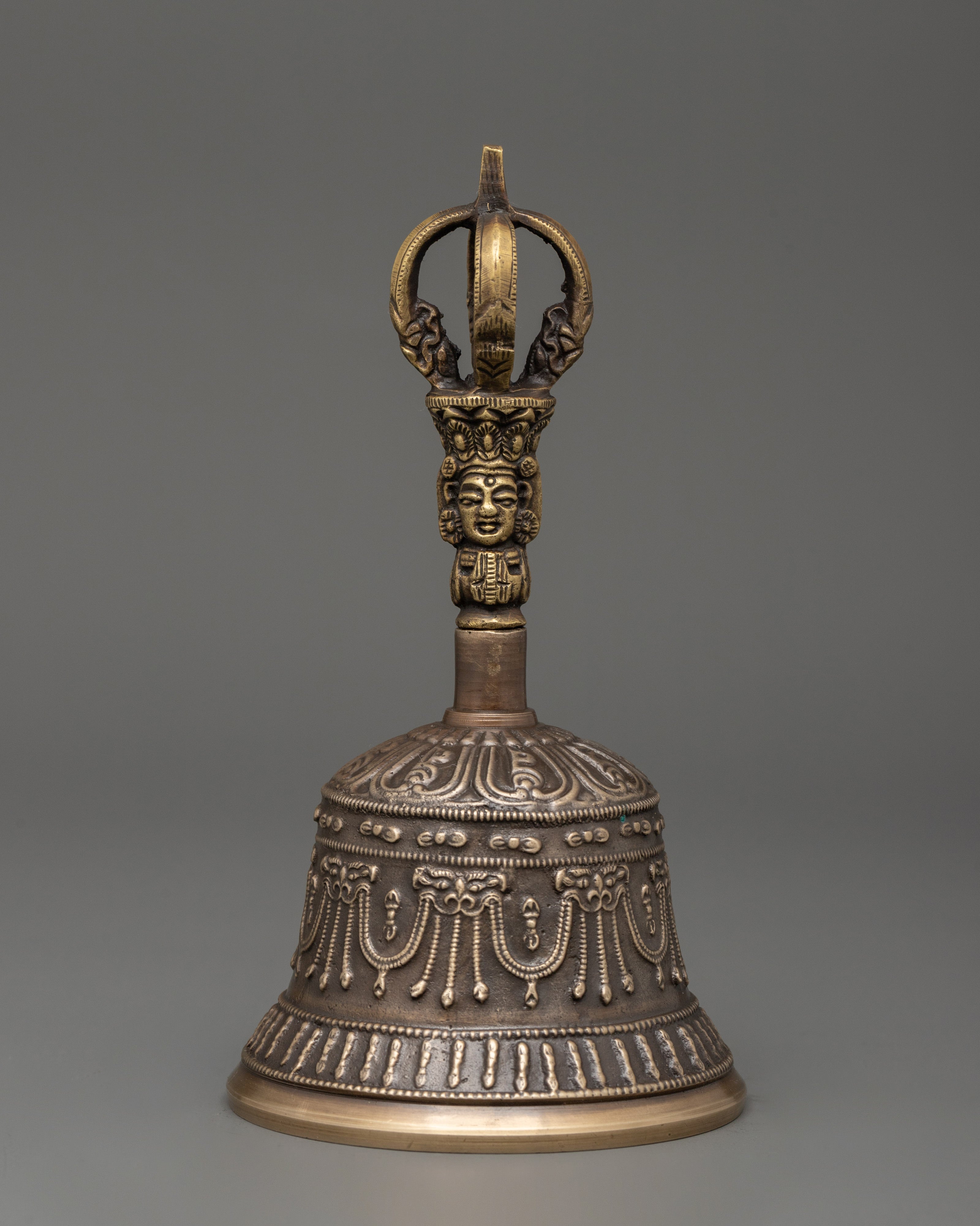 Bronze Bell and Vajra Ritual Item | Sacred Ritual Tool