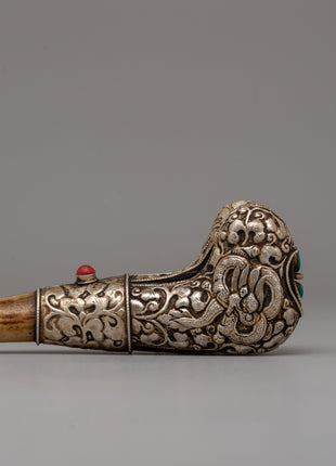 Buddhist Tantric Ritual Trumpet Kangling | Buddhist Spiritual Meditation Tool