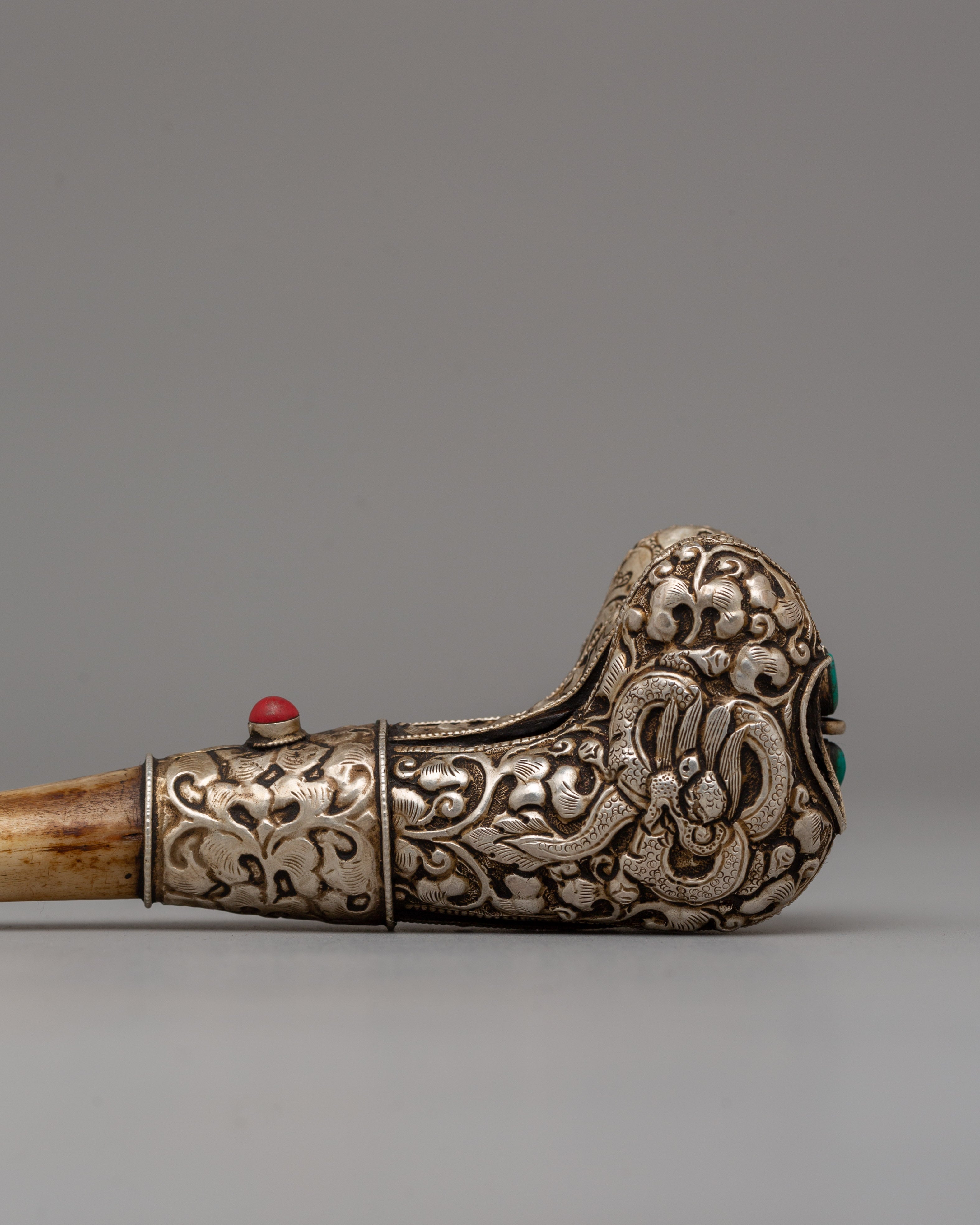 Buddhist Tantric Ritual Trumpet Kangling | Buddhist Spiritual Meditation Tool