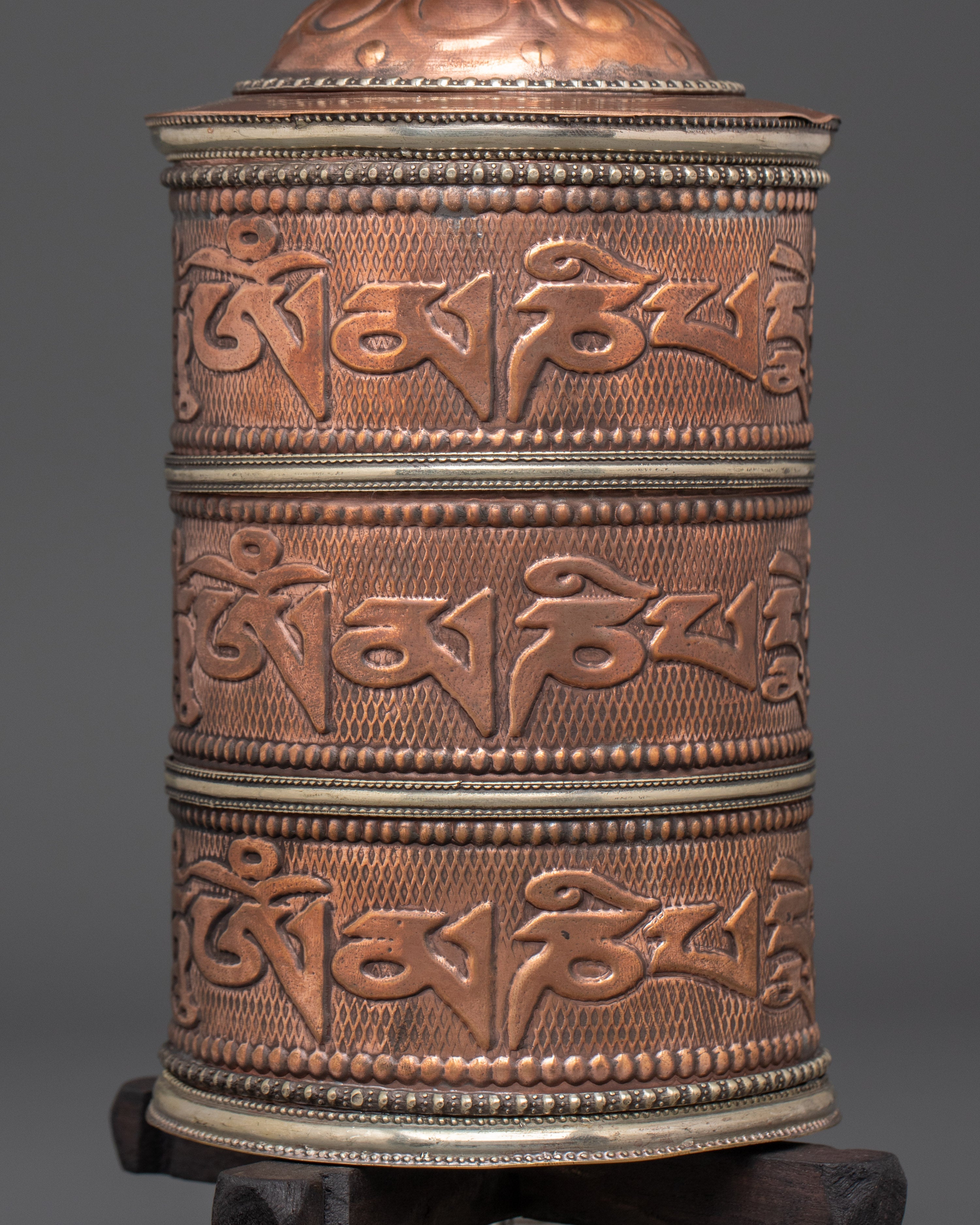 Tibetan Mantra Wheel |  Meditation And Ritual Spinner