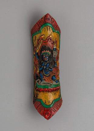 Four Armed Mahakala Buffalo Bone Apron
