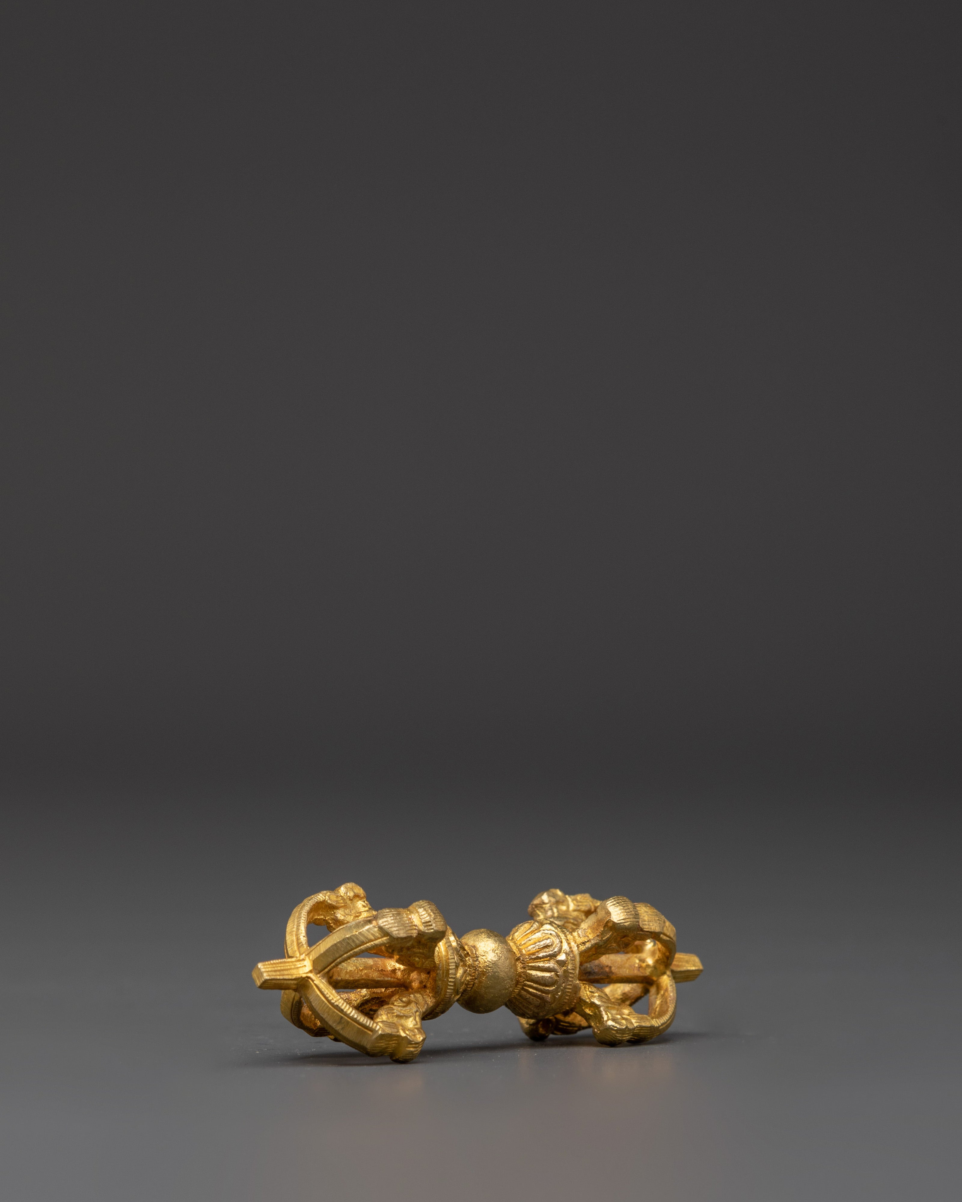 Traditional Ritual Bell and Vajra Set | Brass and Bronze Vajrayana Meditation Tool