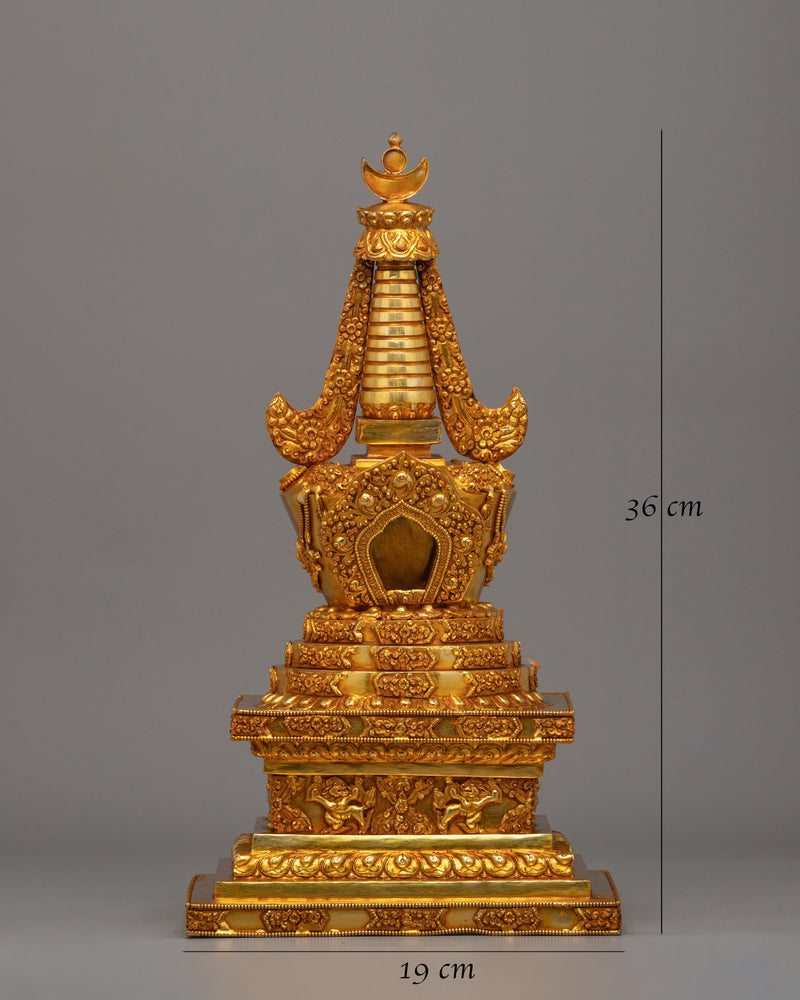 Tibetan Lotus Blossom Stupa | A Symbol of Enlightenment