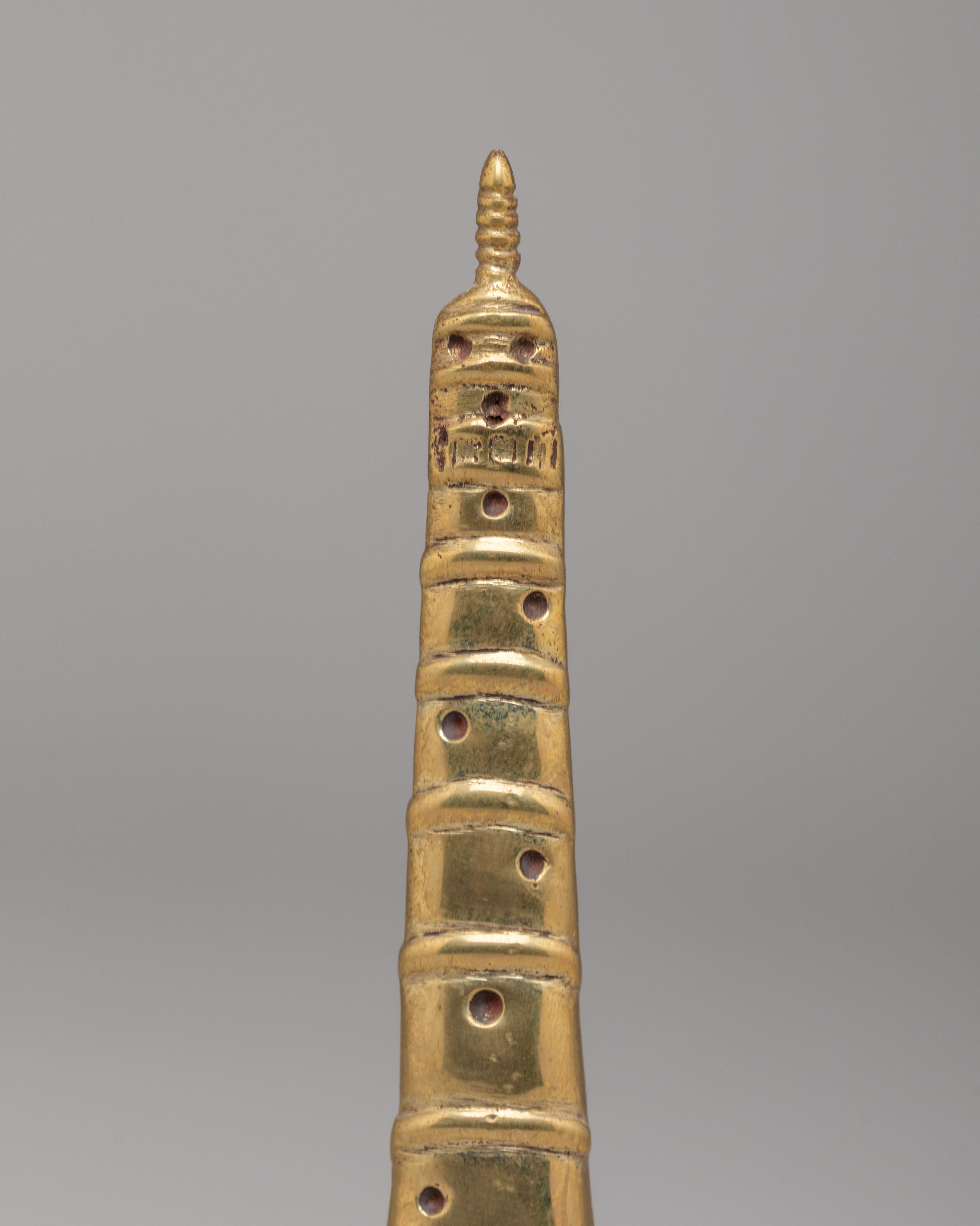 Handcrafted Dharara Sculpture | Himalayan Cultural Decor
