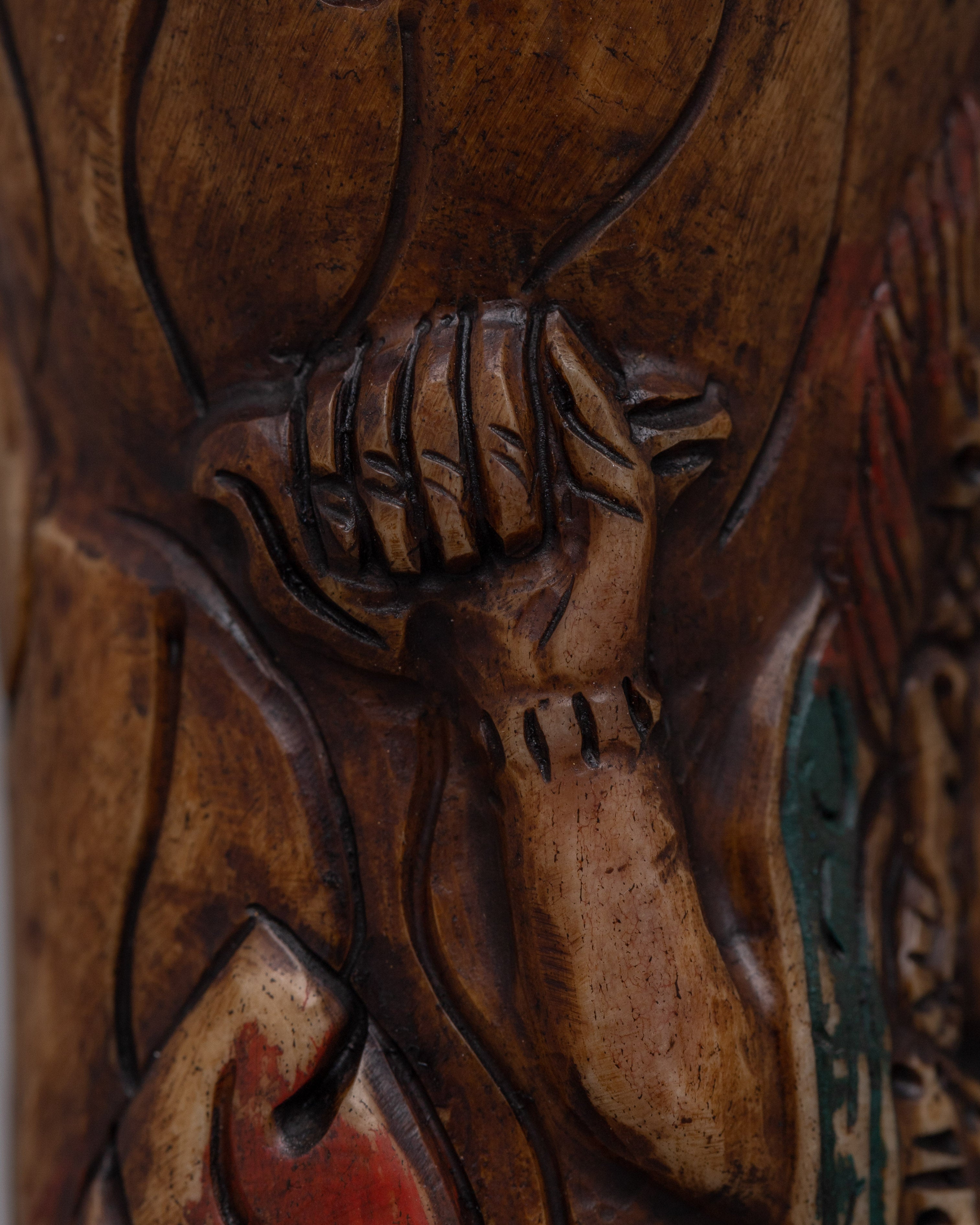 Handcrafted Mahakala Deity Statue | Protector of Tibetan Buddhism