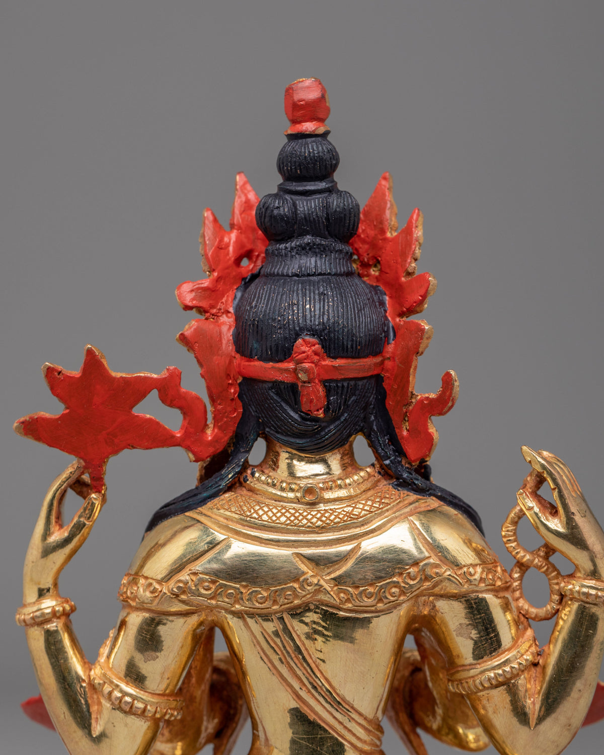 Sacred Chenrezig Deity Statue | Traditional Himalayan Artwork