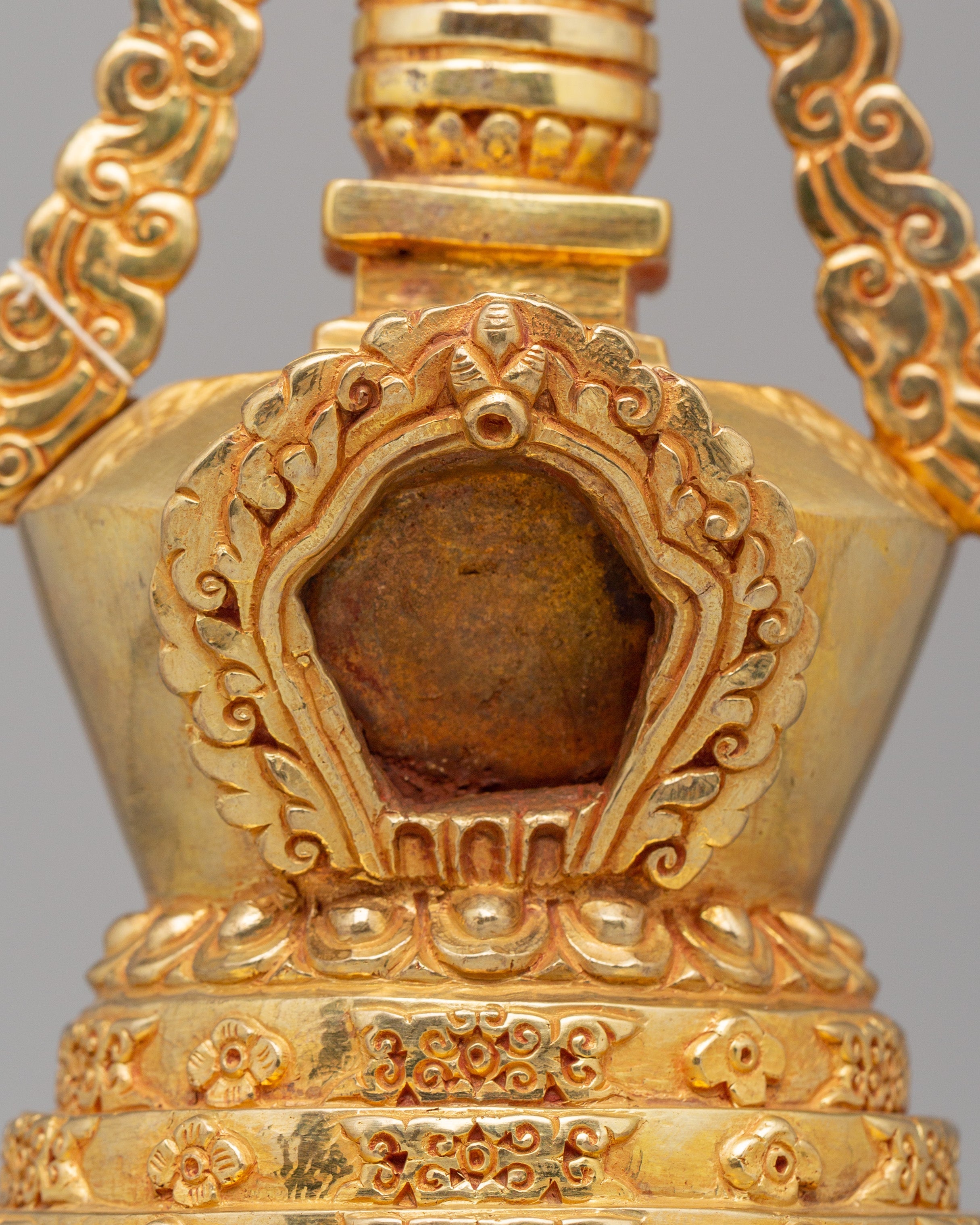 Buddhist Golden Stupa for Home Decor | Meditation Altar Stupa