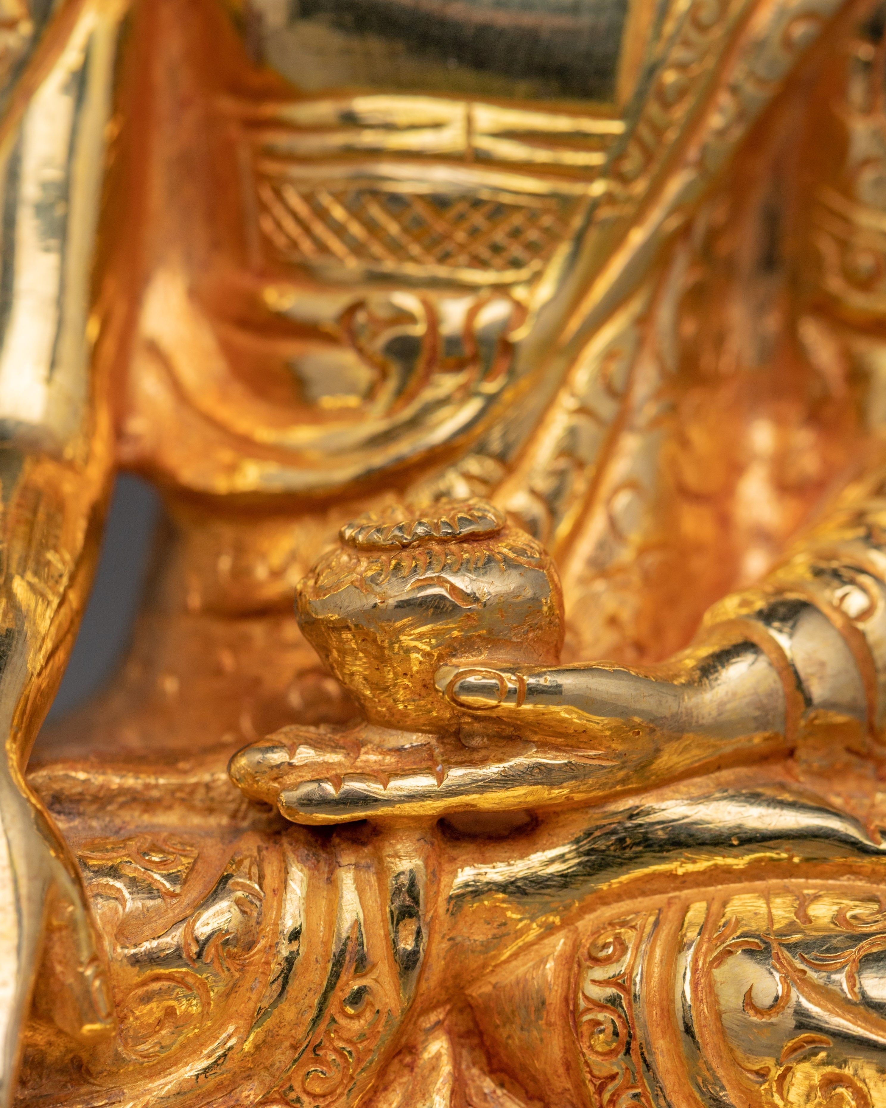 Golden First Buddha Shakyamuni Artwork | Founder of the Buddhist Religion