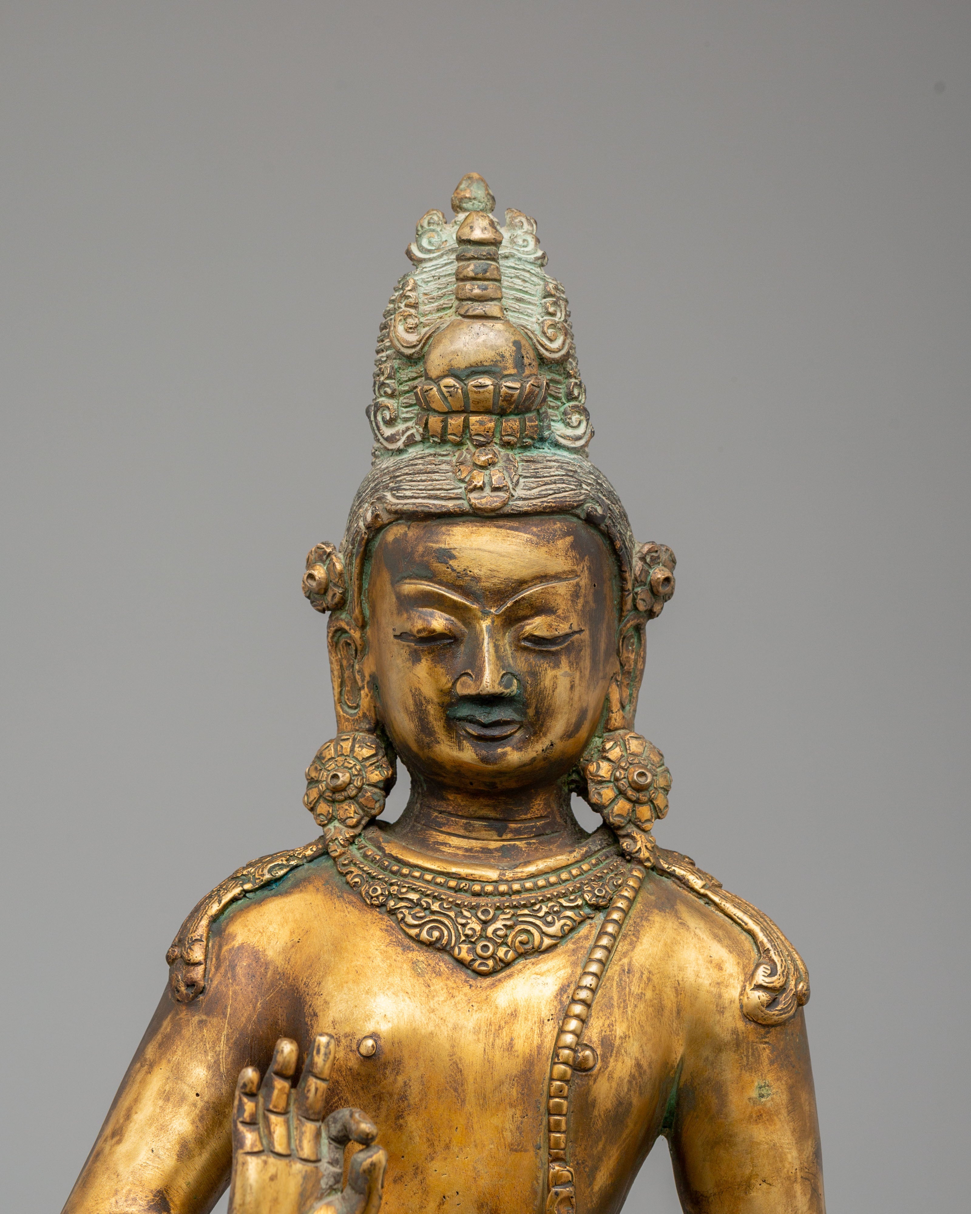 Spiritual Maitreya Buddha Statue | Tibetan Future Buddha Sculpture