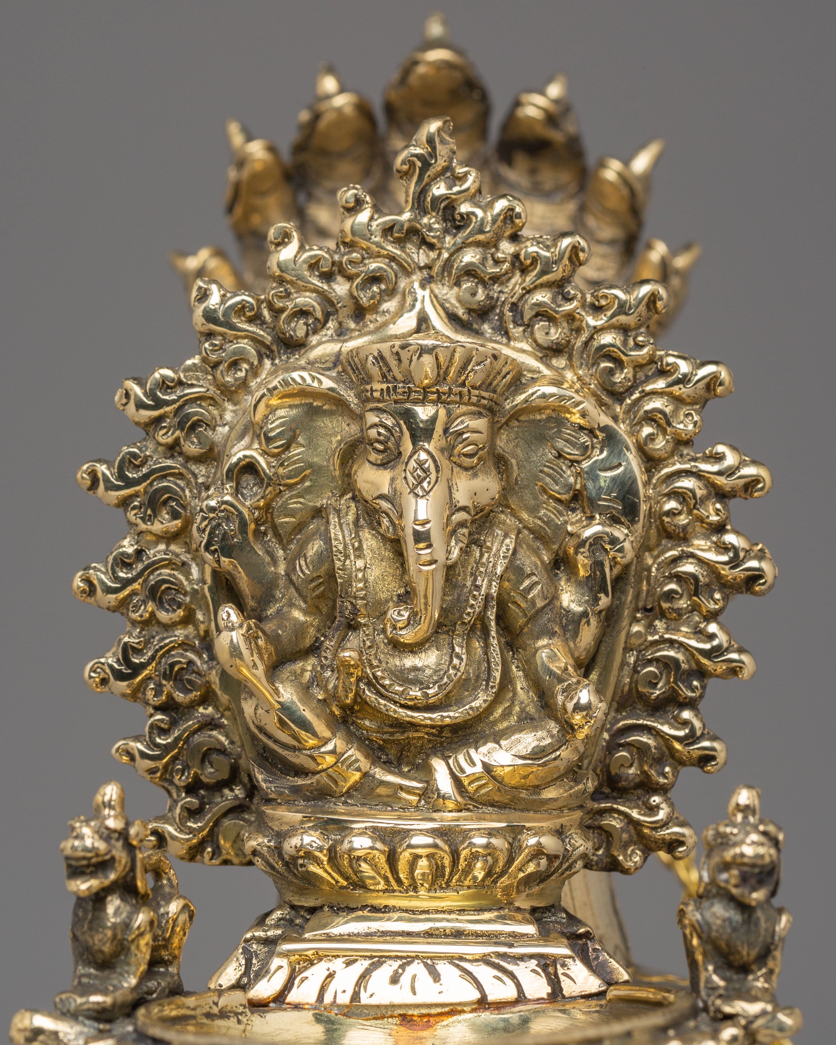 Sukunda Oil Lamp | Handcrafted Brass Ganesh Deepa