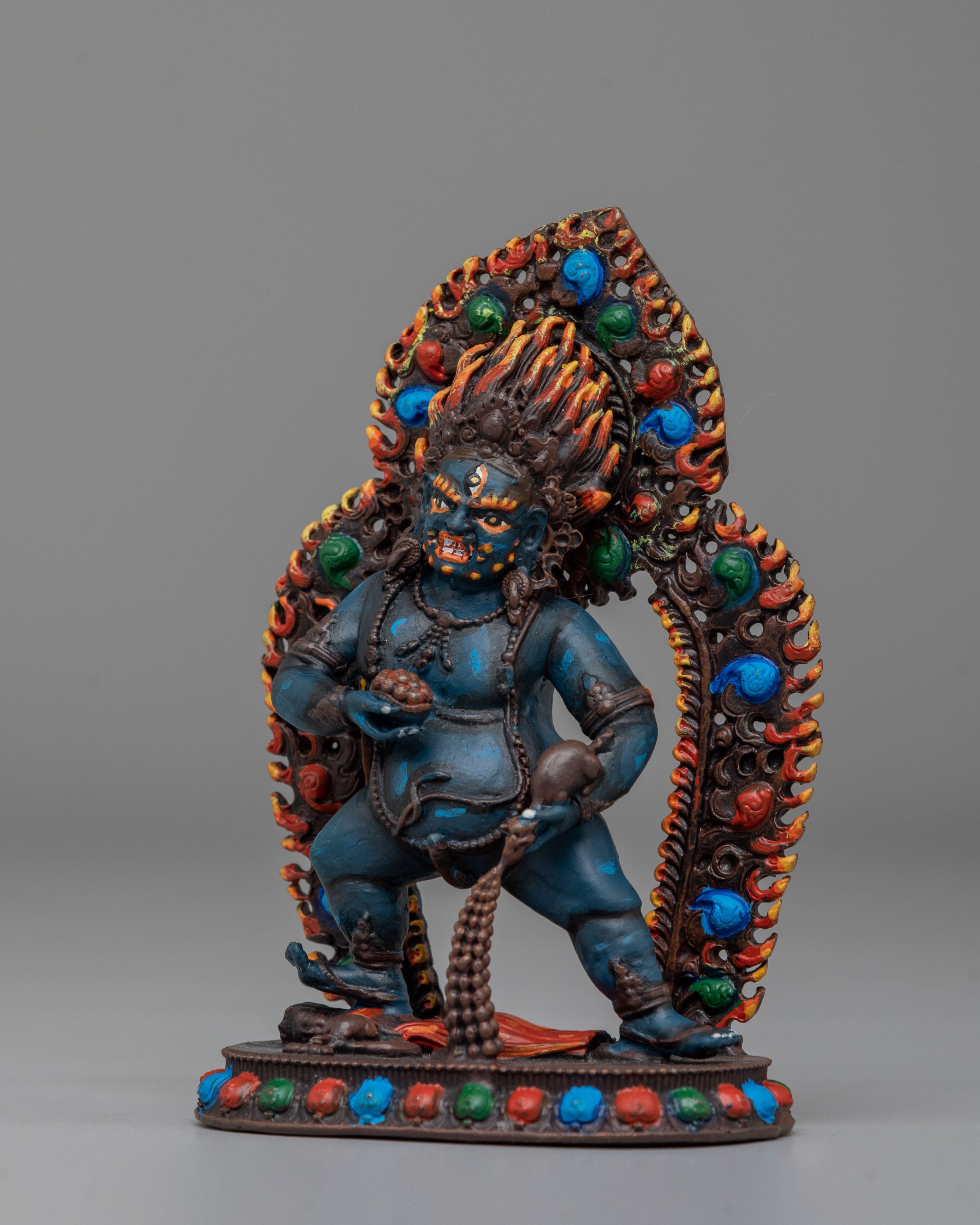 Black Dzambhala Prosperity Statue  | Tibetan Wealth Deity
